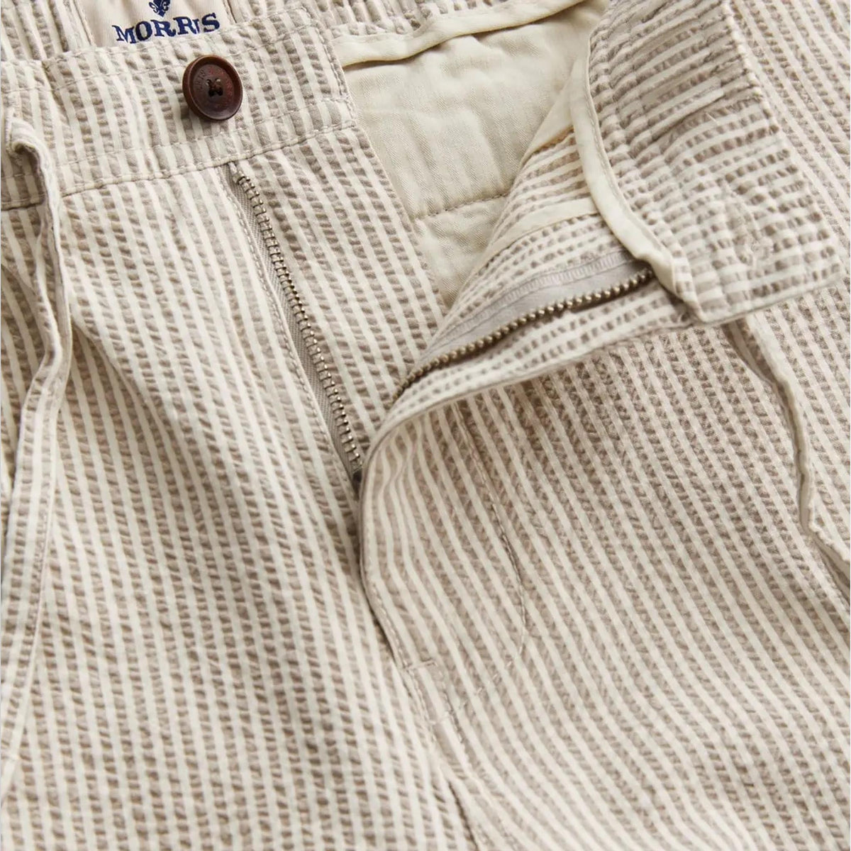 Fenix Seersucker Trouser Khaki