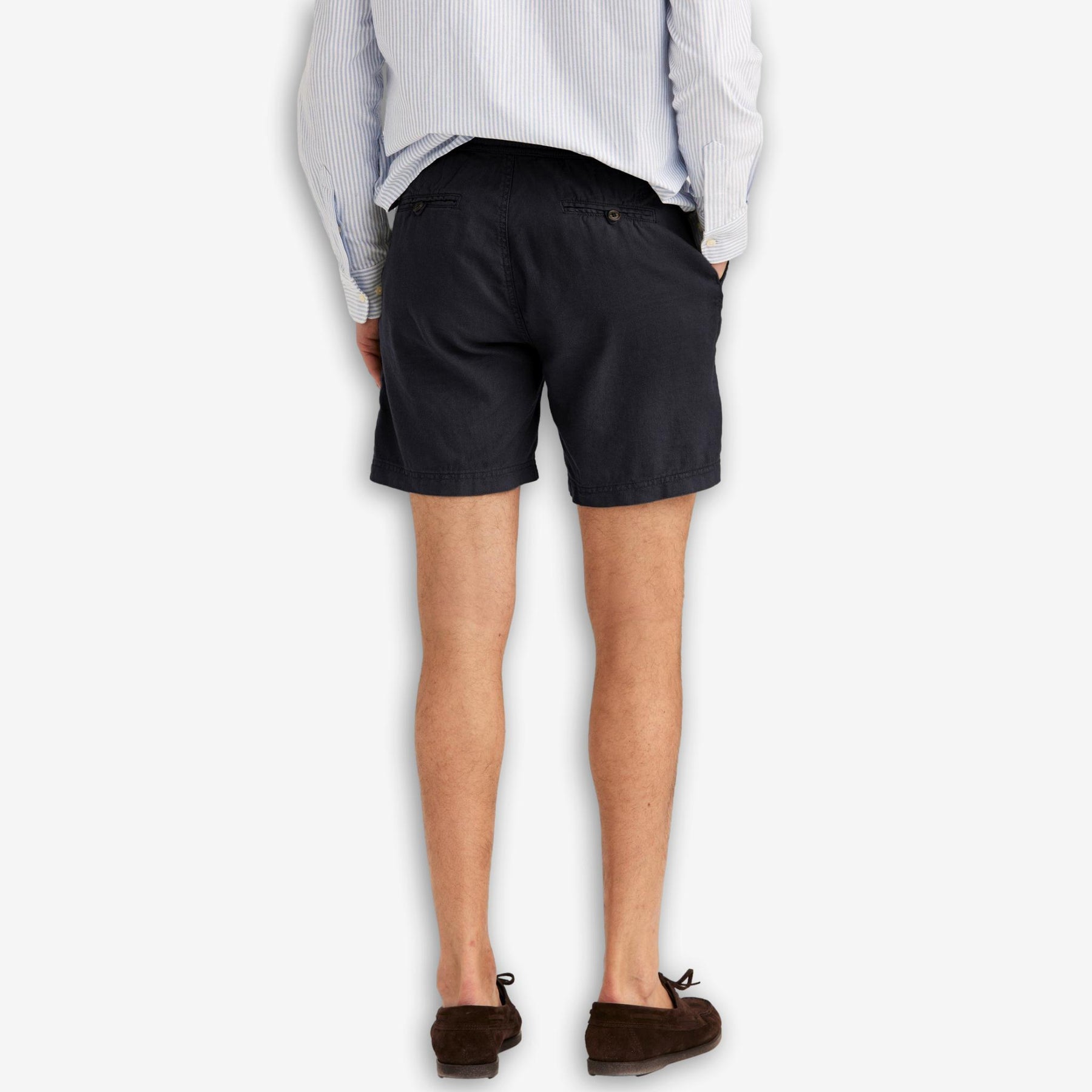 Fenix Linen Shorts Navy