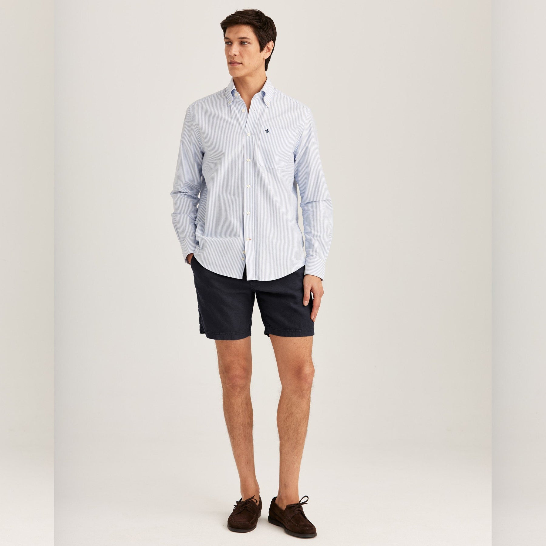 Fenix Linen Shorts Navy