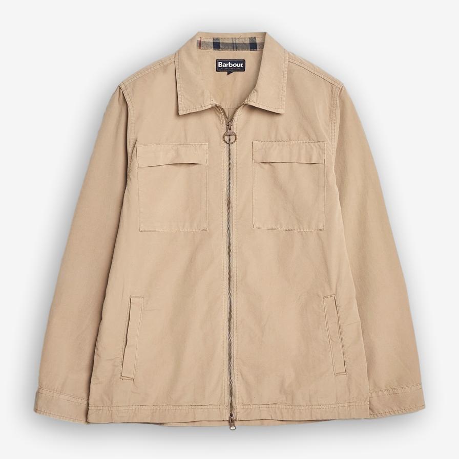 Glendale Overshirt Washed Stone-Barbour-Phrase