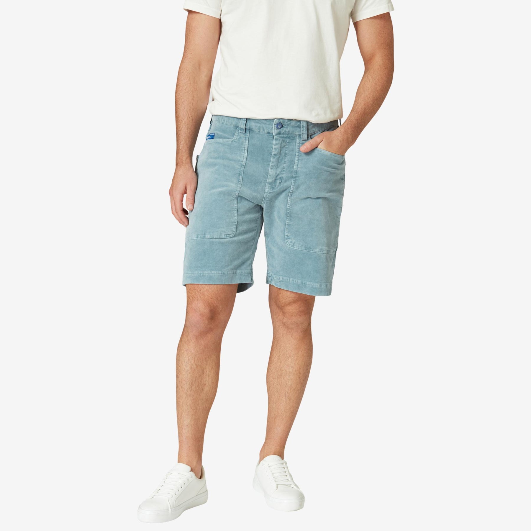 Grinder Corduroy Shorts Blue