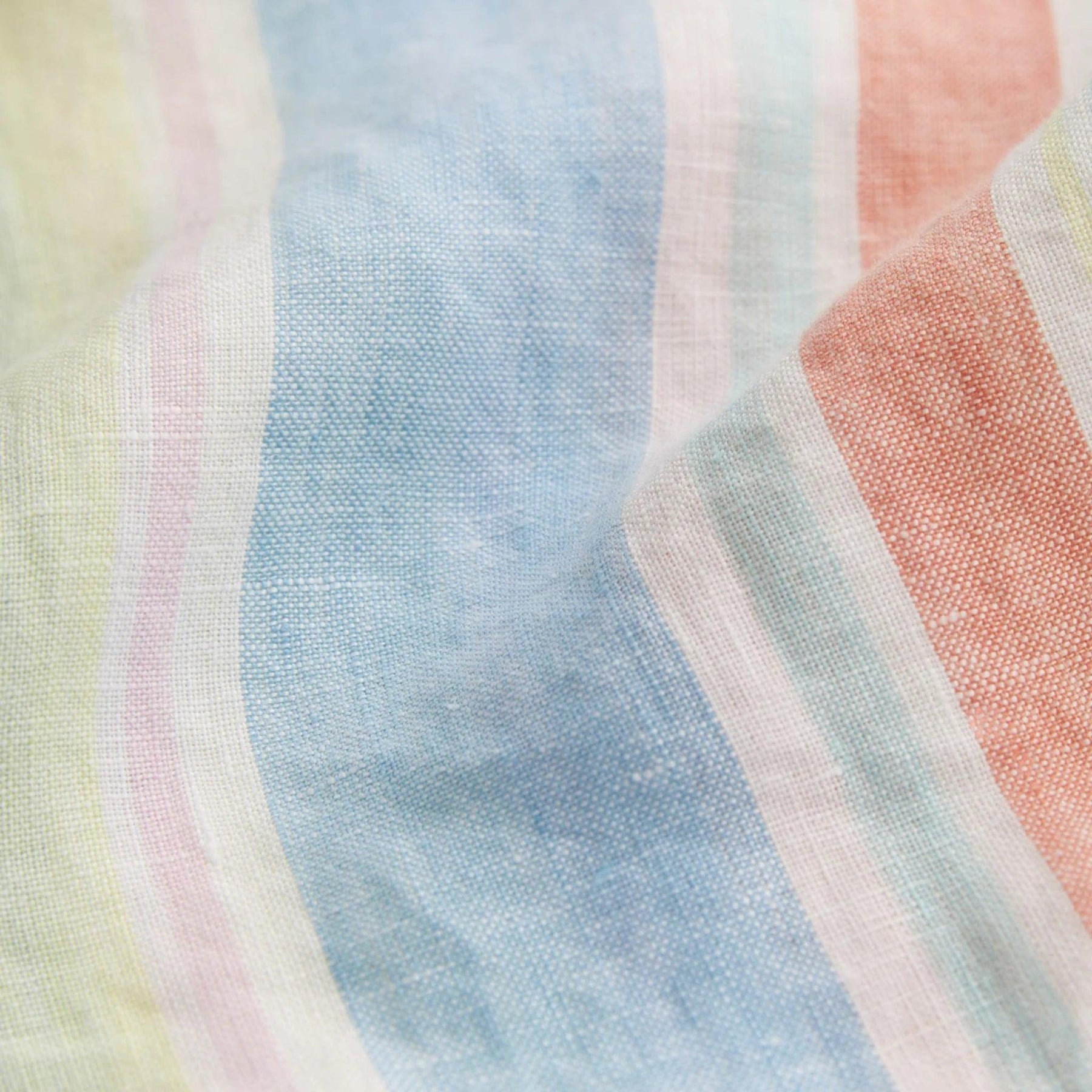 Happy Linen Stripe Shirt Yellow