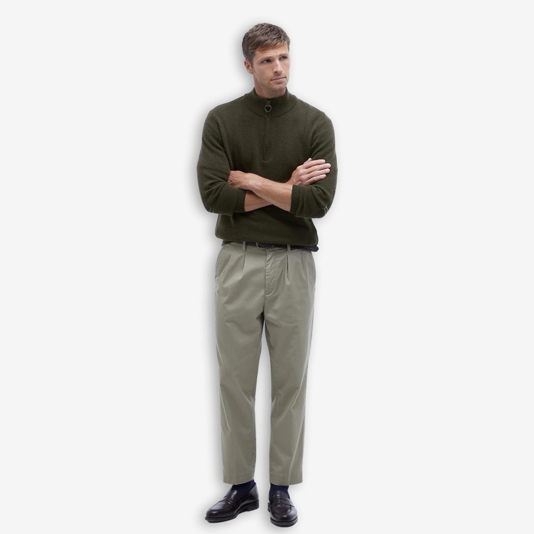 Holden HalfZip Olive