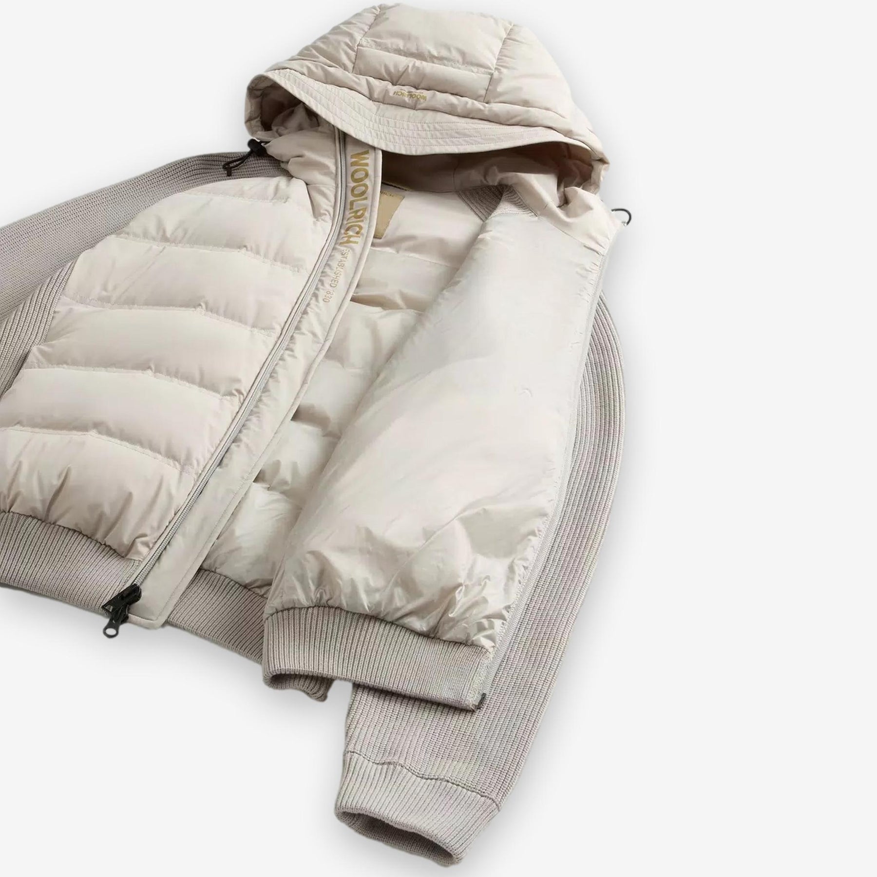 Hybrid Stretch Nylon Jacket Beige