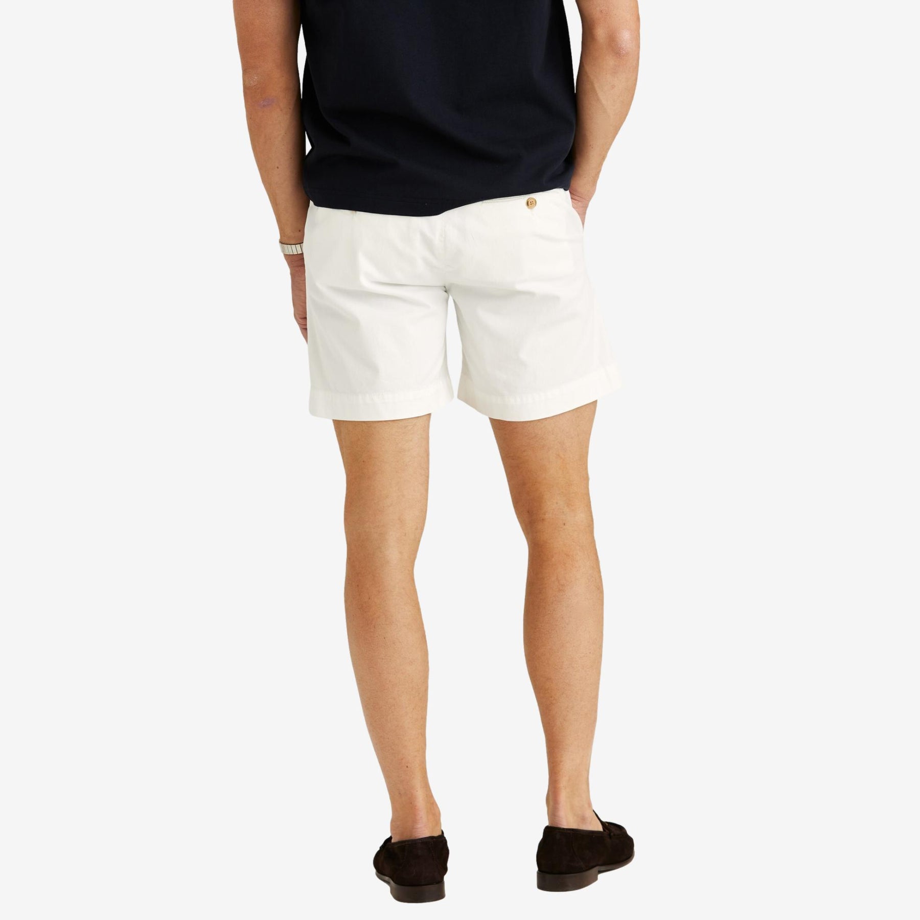 Jeffrey Summer Chino Shorts Offwhite