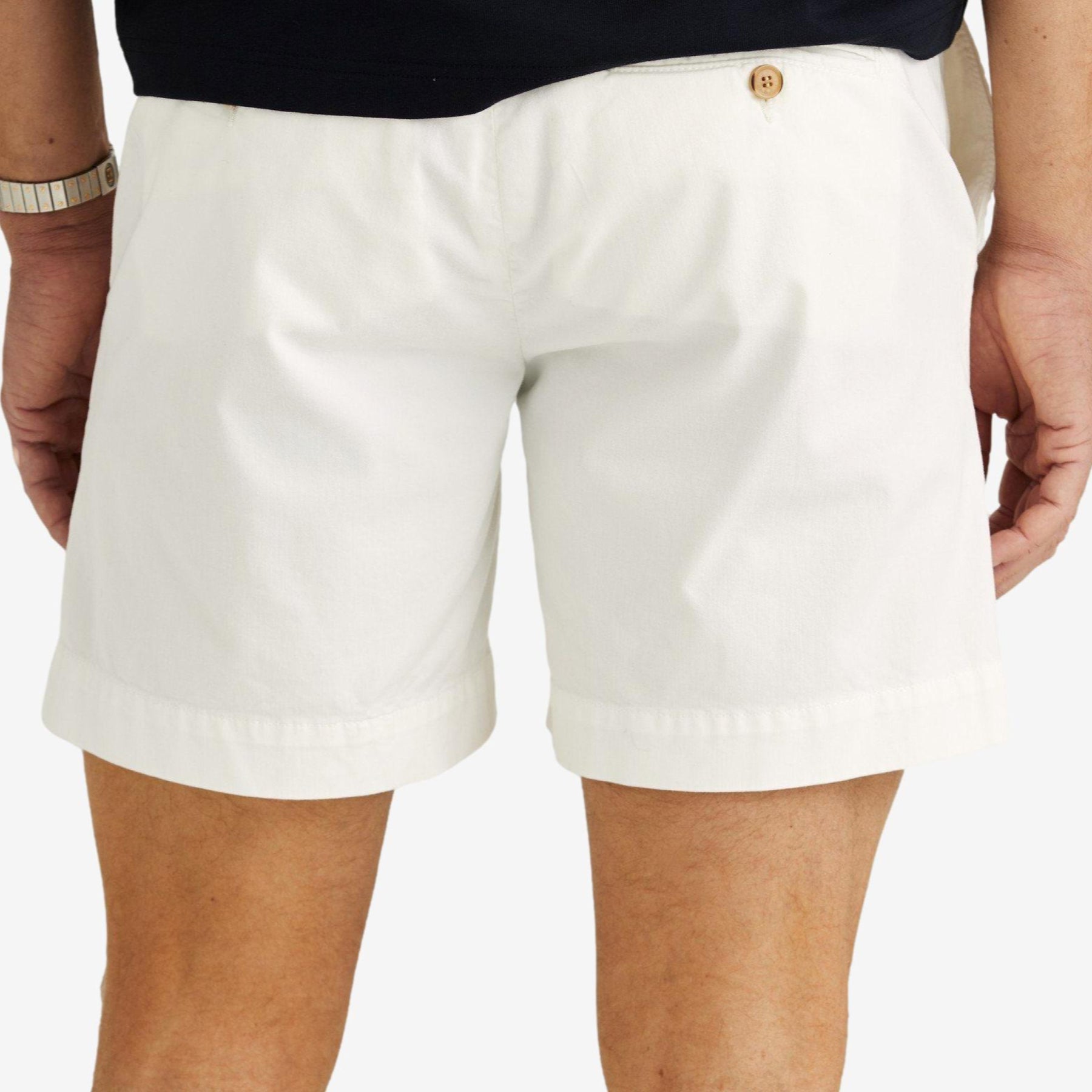 Jeffrey Summer Chino Shorts Offwhite