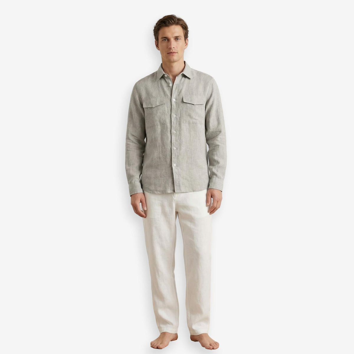 Linen Overshirt Sand