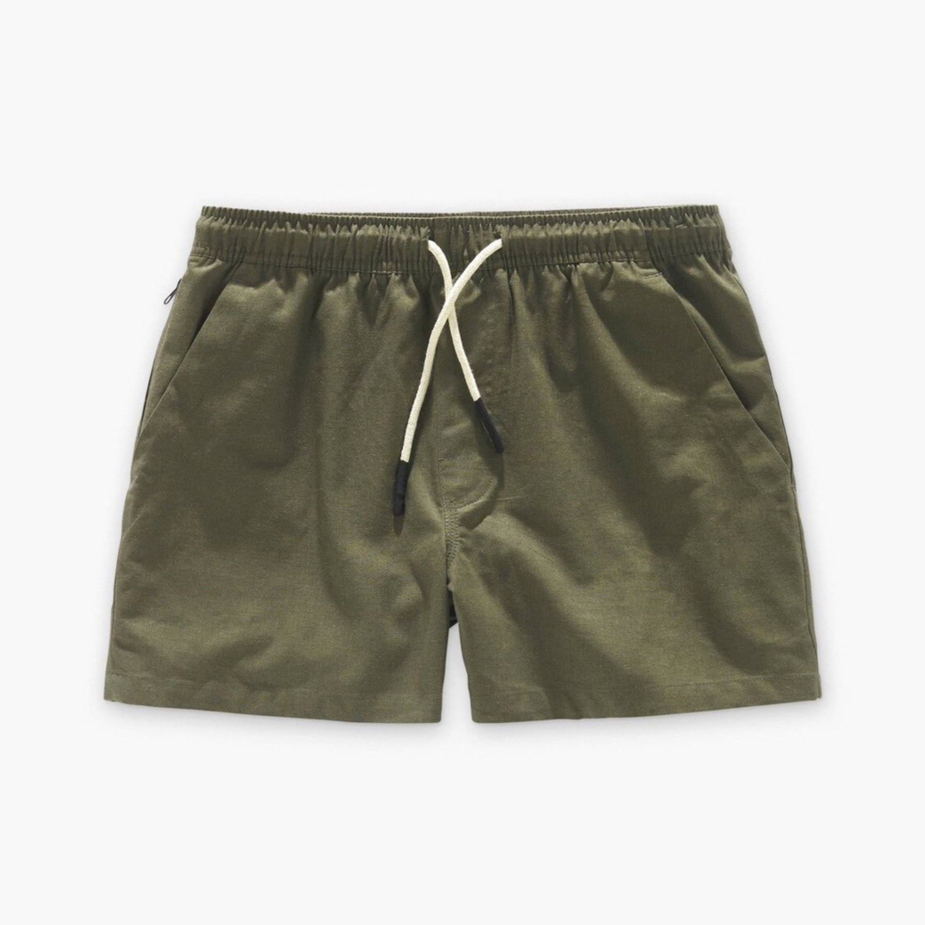 Linen Shorts Army