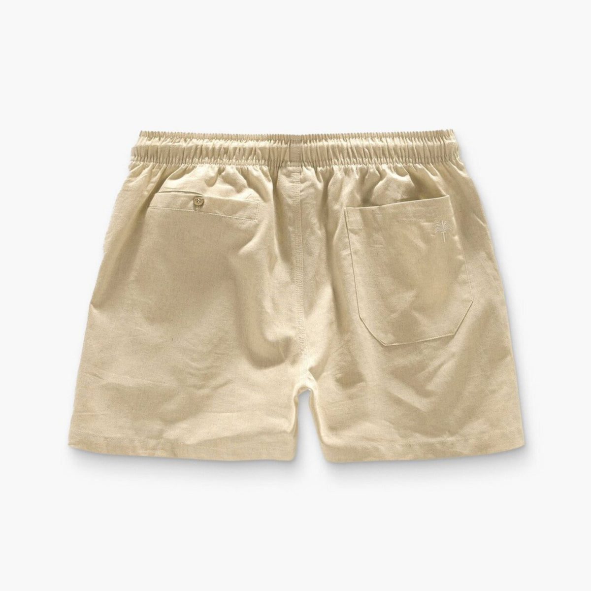 Linen Shorts Beige-OAS-Phrase