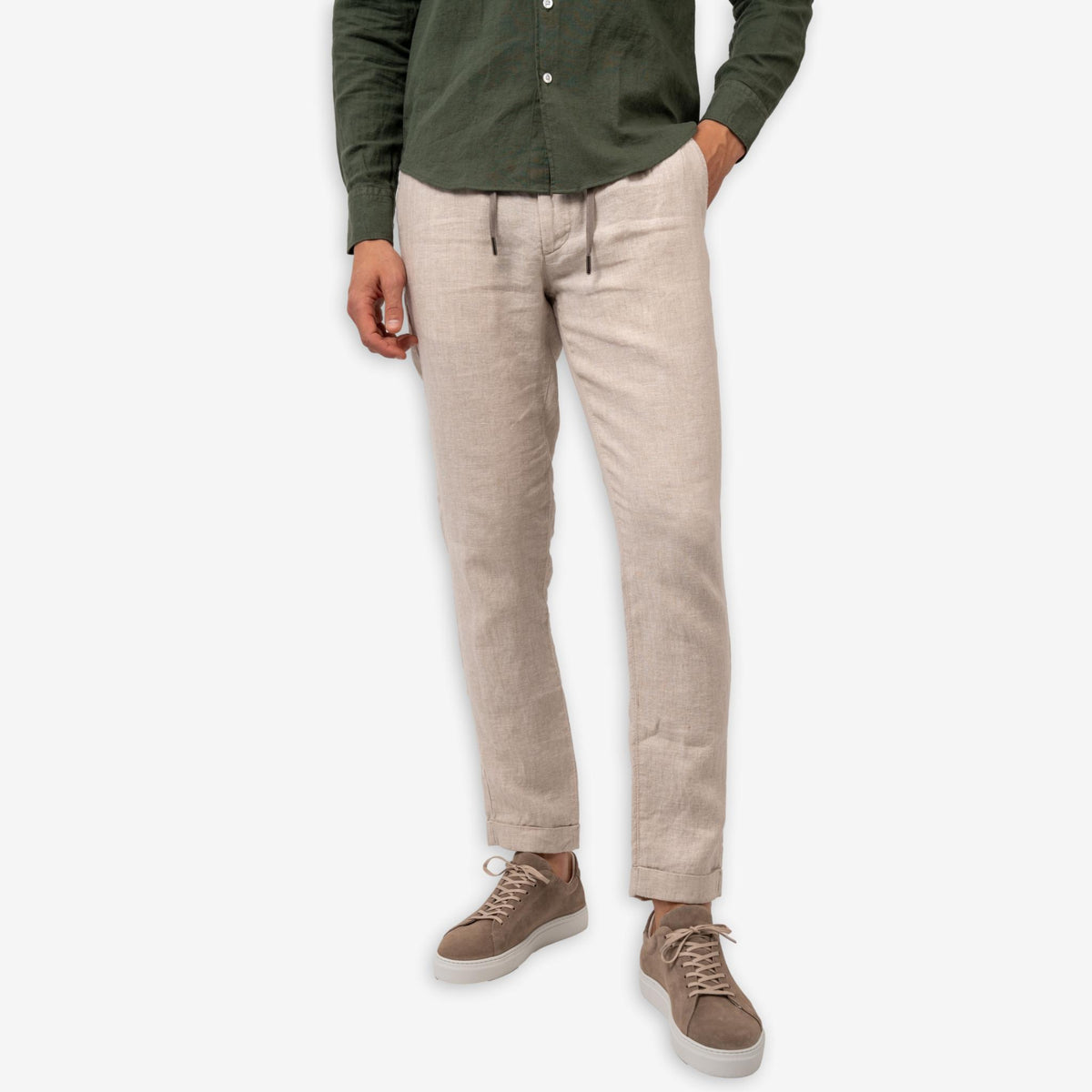 Linen Trouser Sand-The Gilli-Phrase