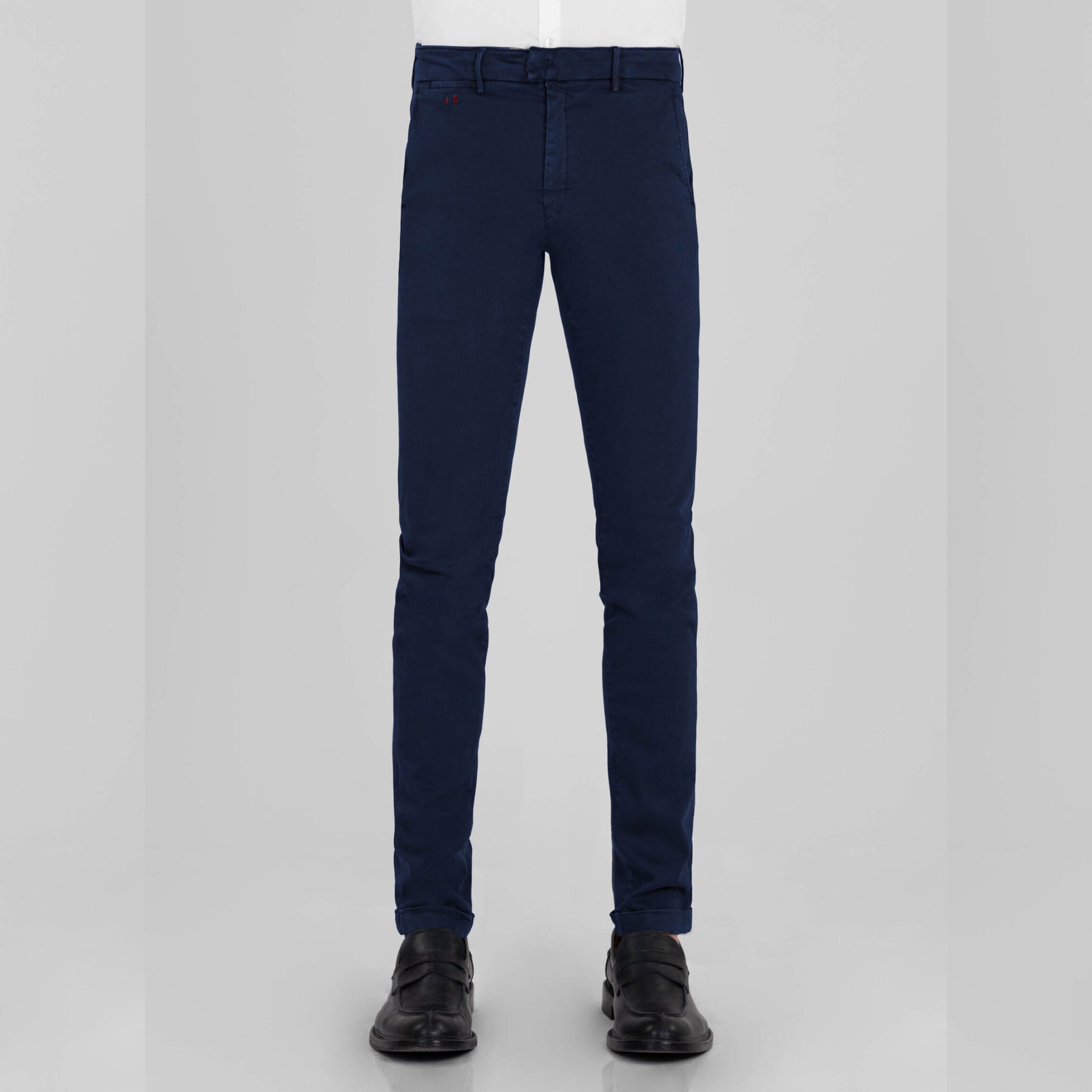 Luis Stretch Gabardine Chino Dark Blue