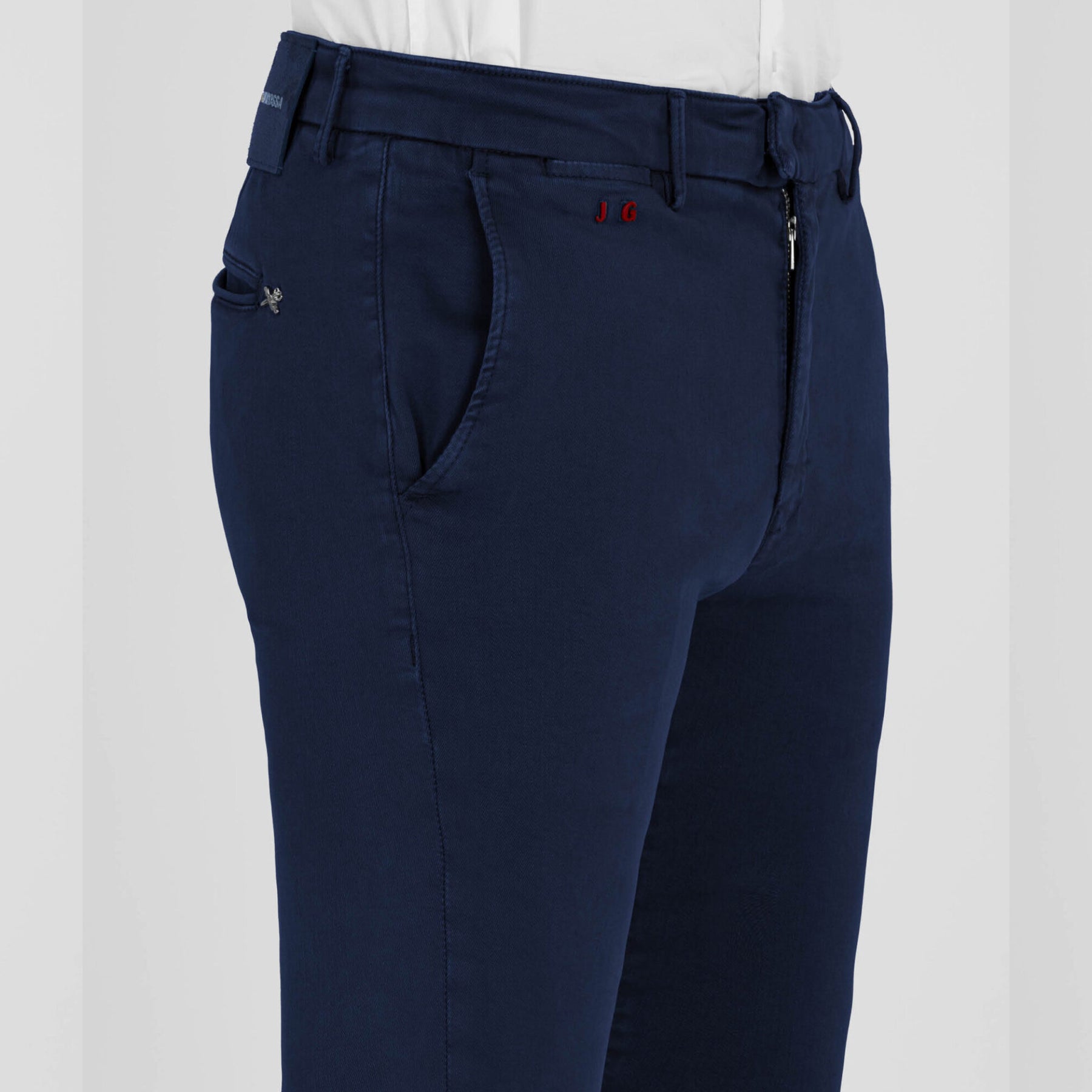 Luis Stretch Gabardine Chino Dark Blue