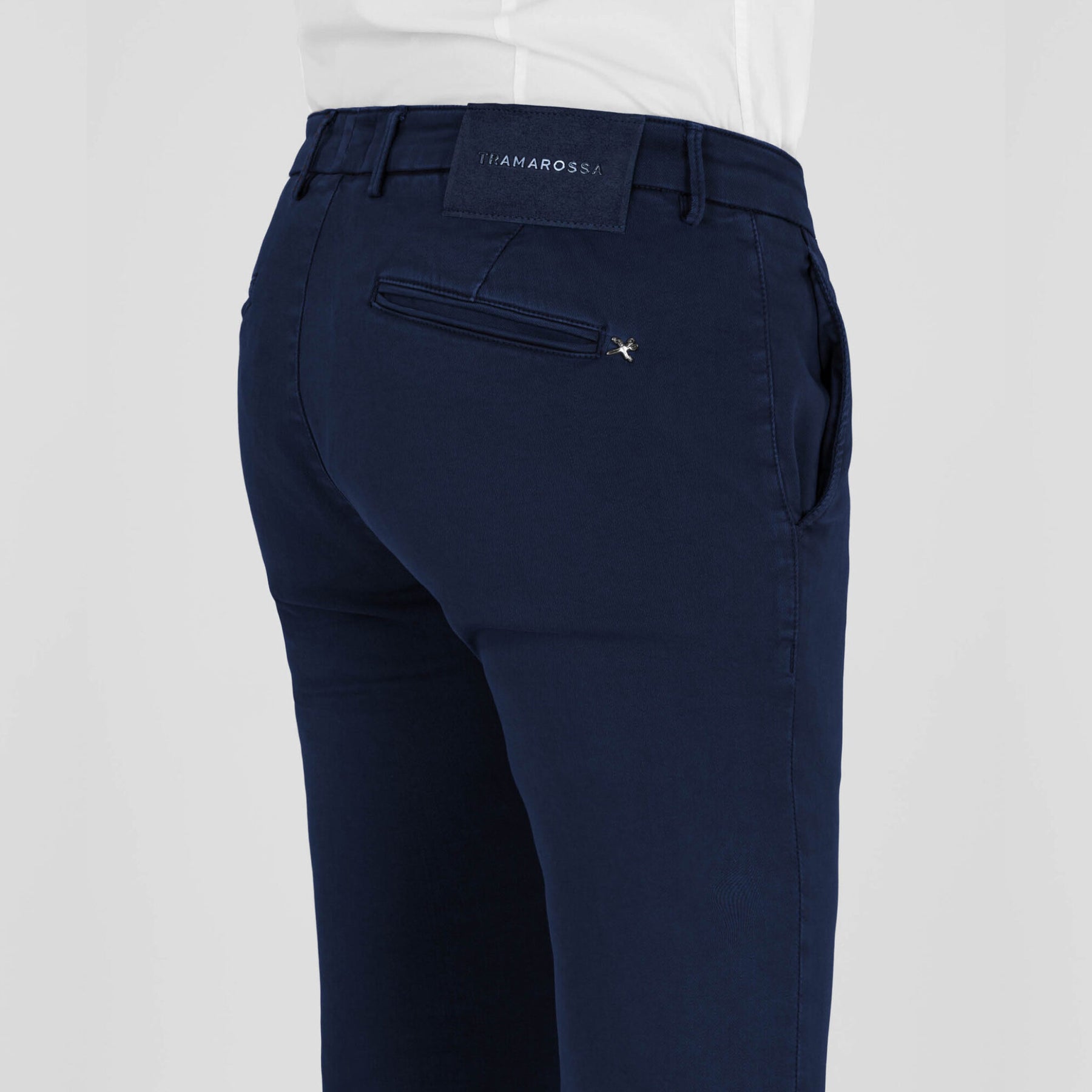 Luis Stretch Gabardine Chino Dark Blue