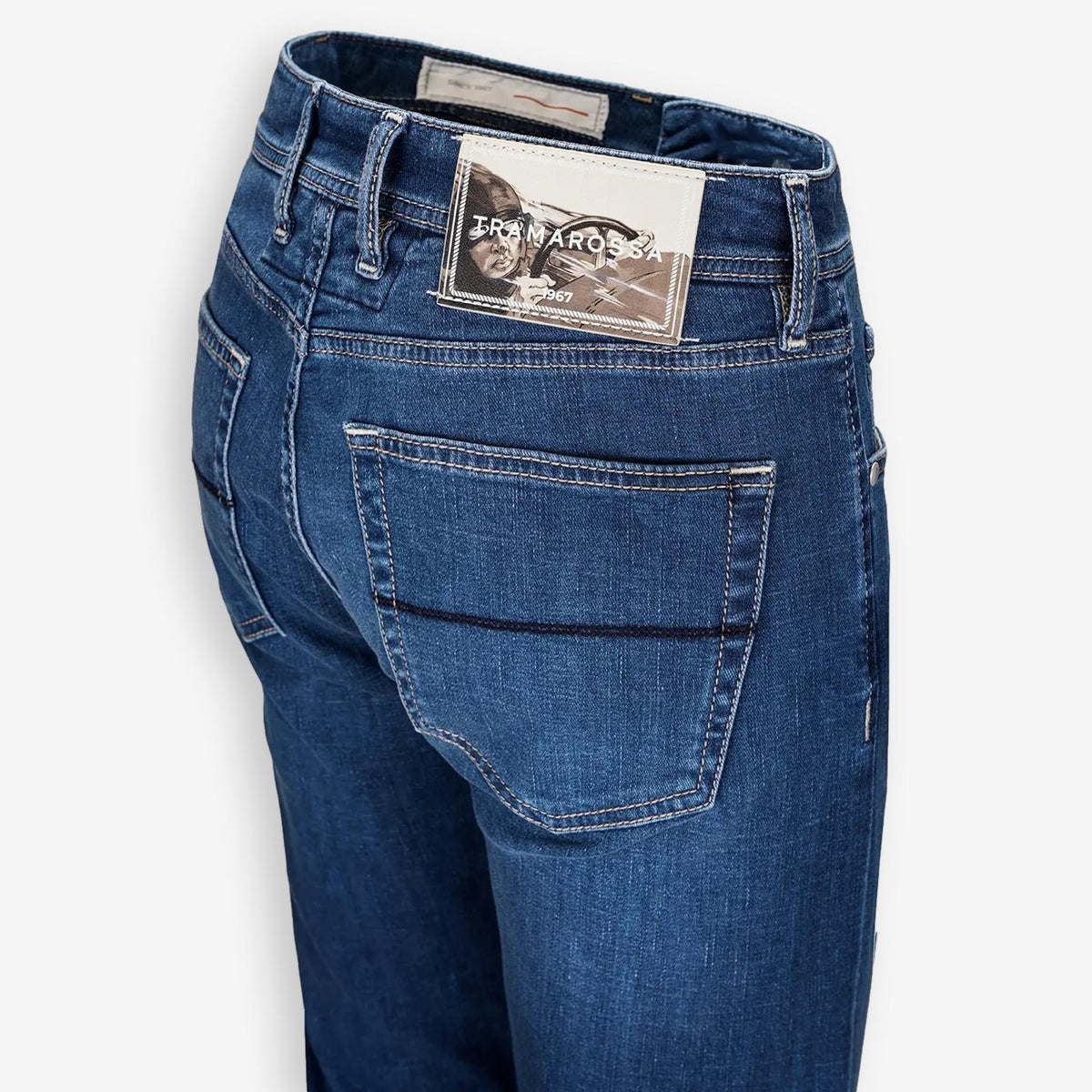 Michelangelo Jeans Race Dark Blue
