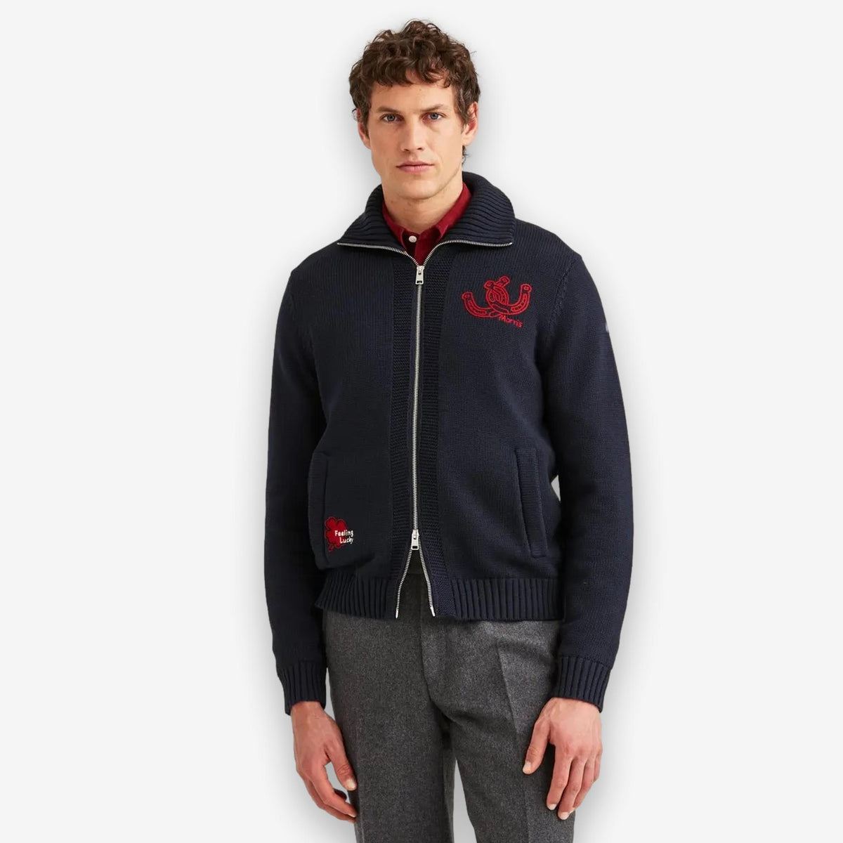 Wynnstan Zip Jacket Navy-Morris Stockholm-Phrase