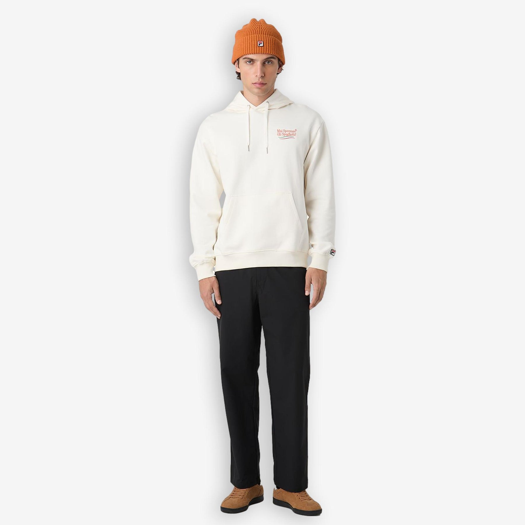 Navigli Pasta Graphic Hoodie Offwhite