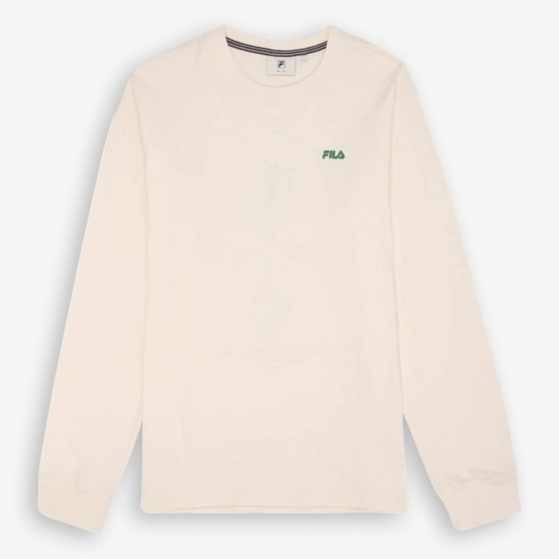 Navigli Pizza Graphic Long Sleeve T-Shirt Offwhite