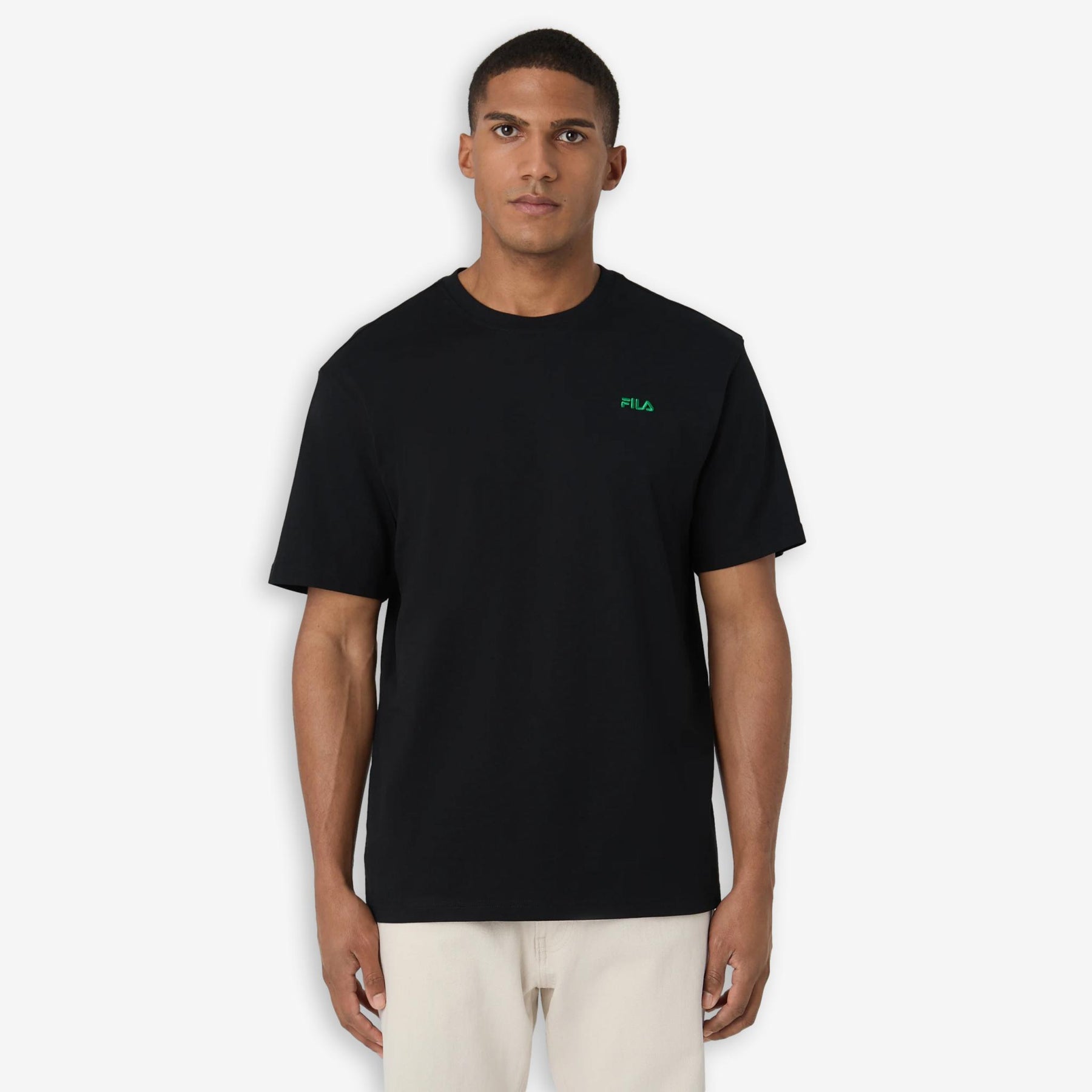 Navigli Pizza Graphic T-Shirt Black-Fila-Phrase