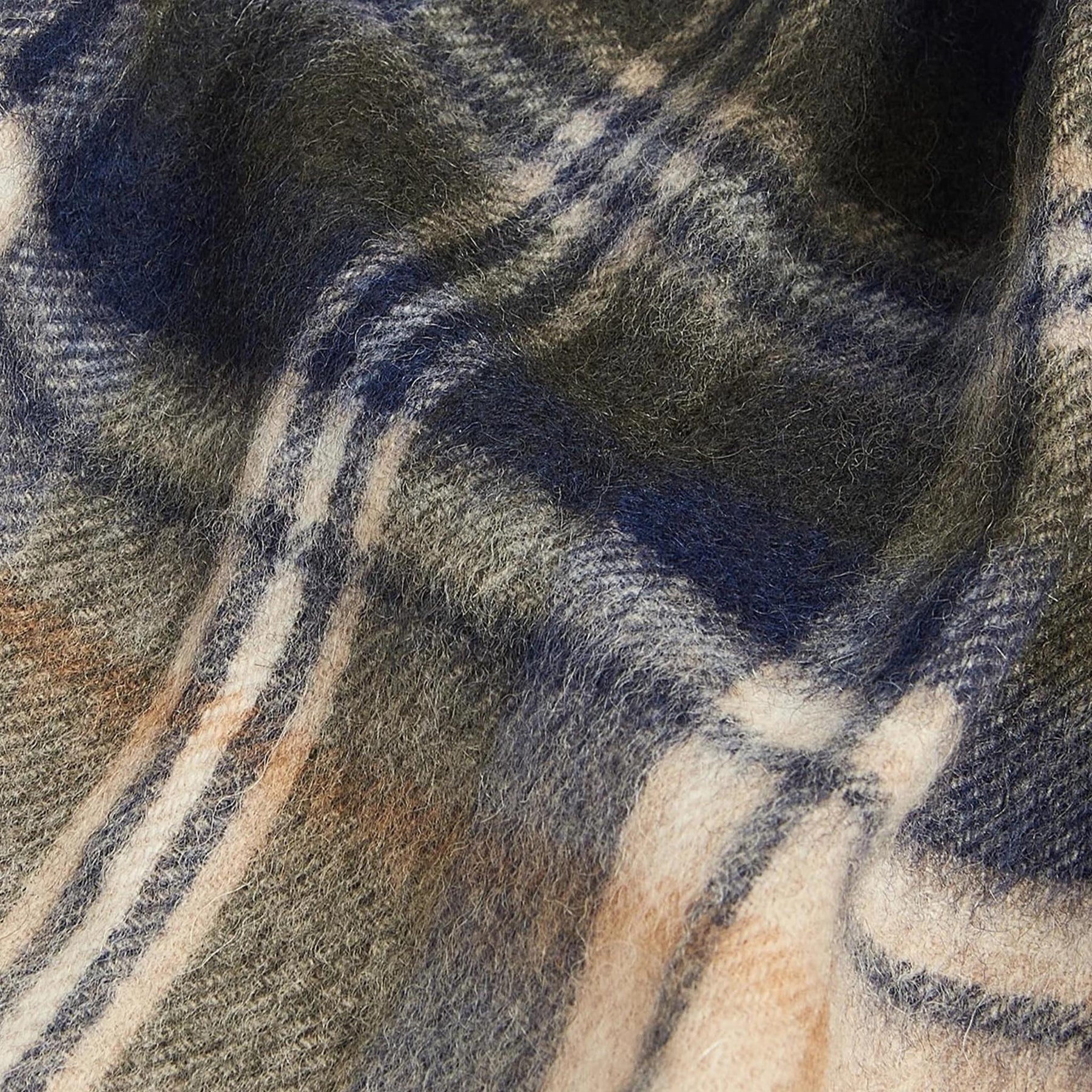 New Check Tartan Scarf Beige-Barbour-Phrase