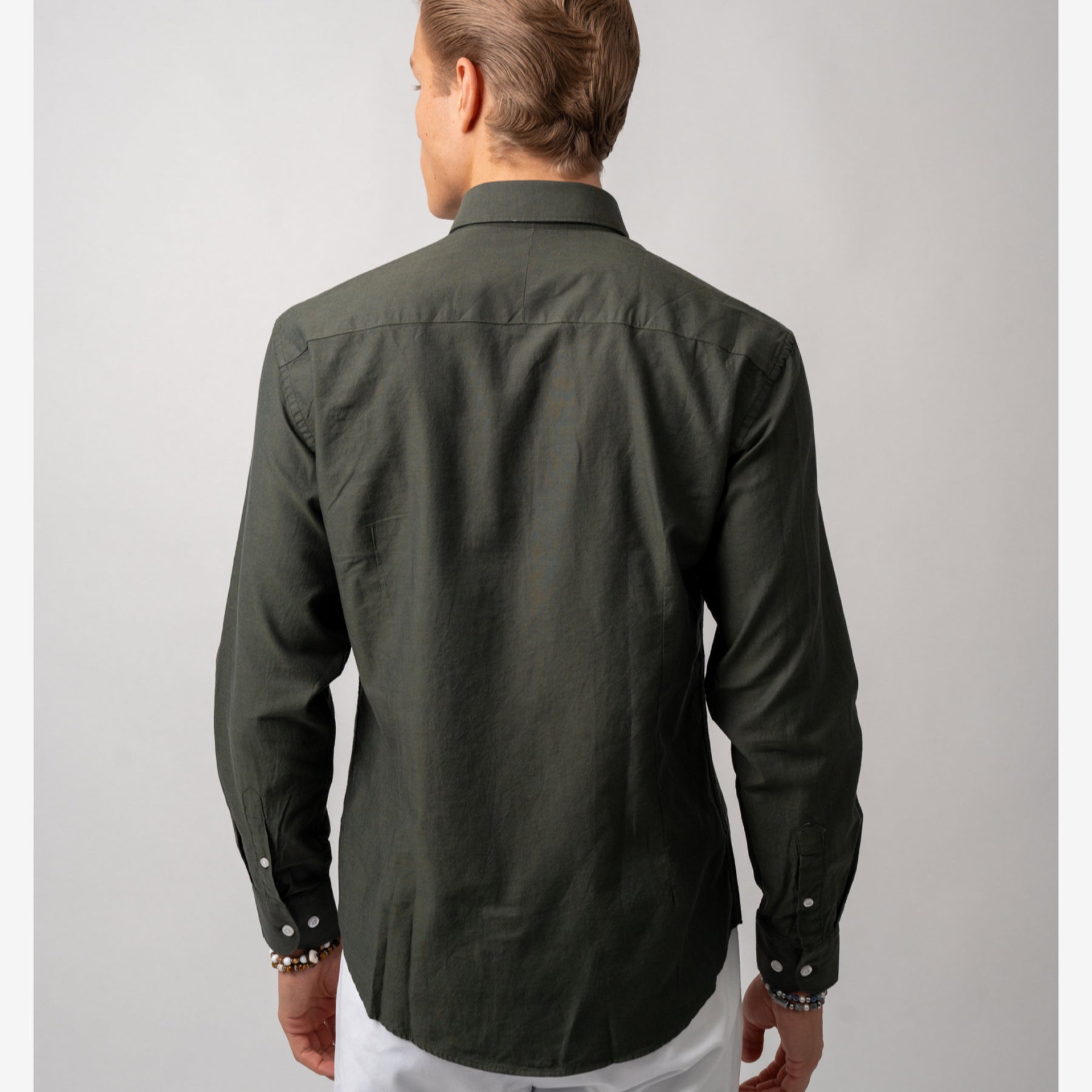 Oxford Shirt Green-The Gilli-Phrase