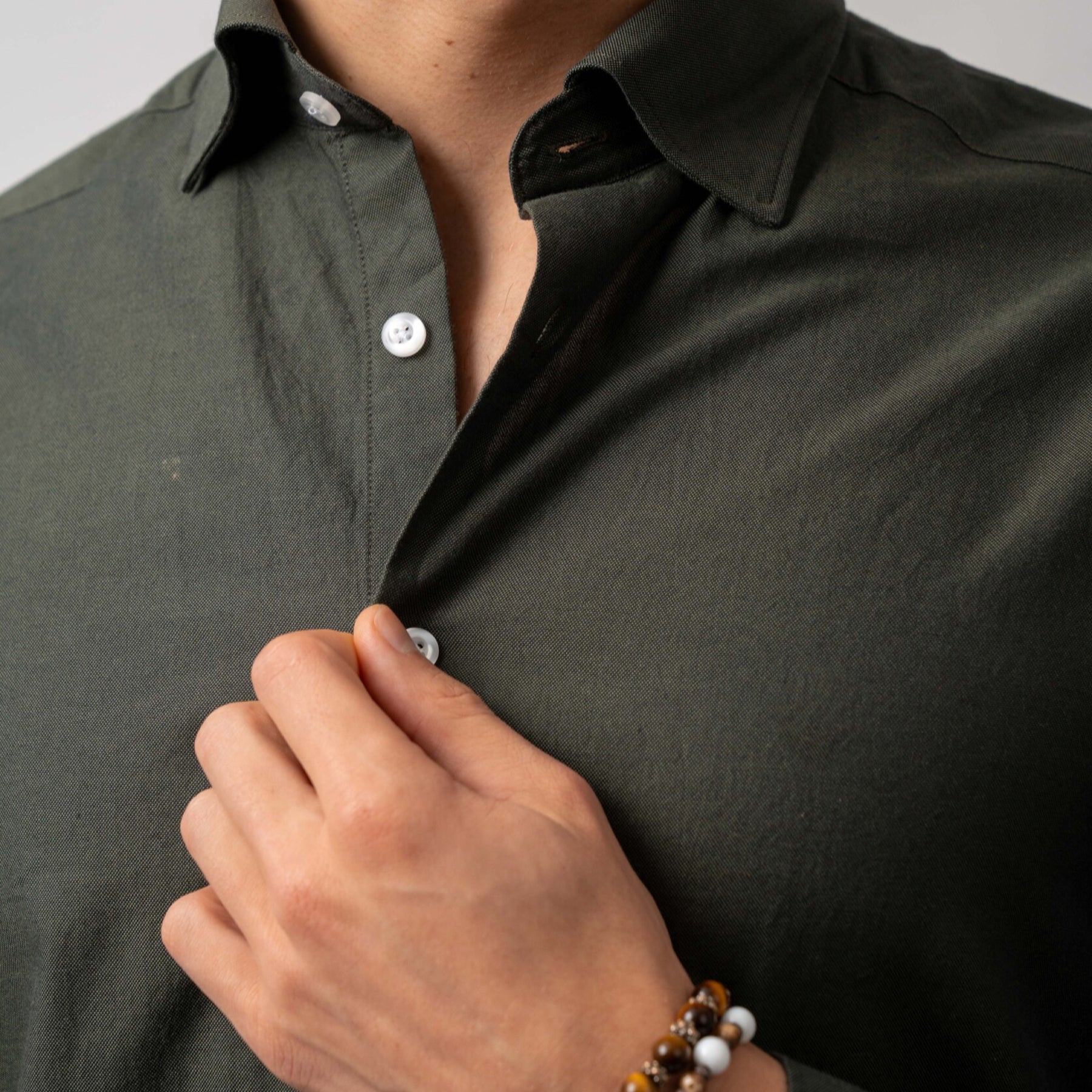 Oxford Shirt Green-The Gilli-Phrase