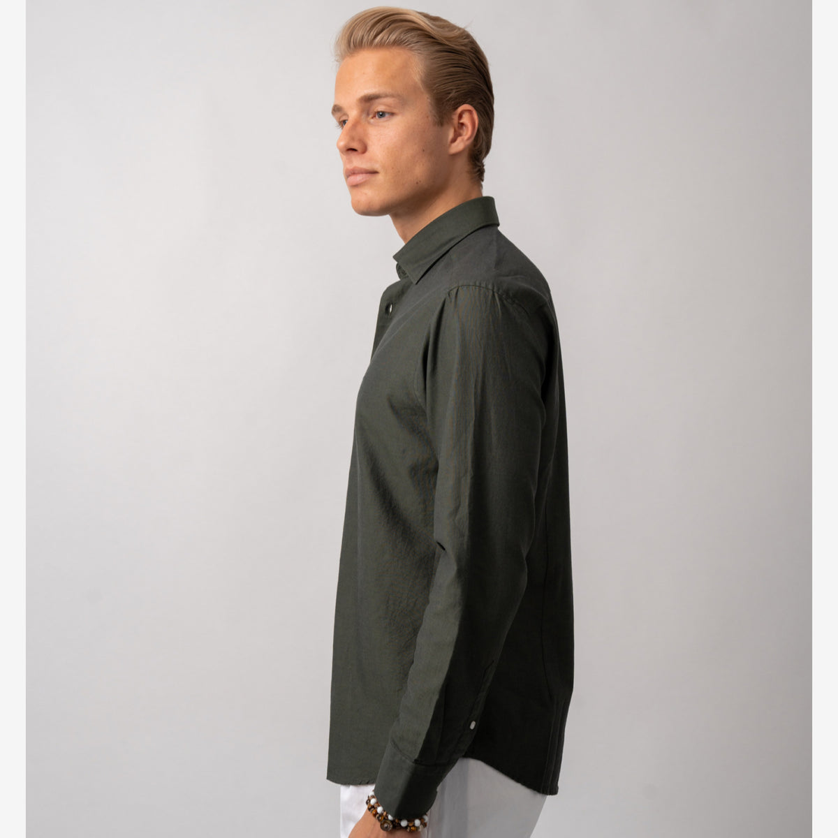 Oxford Shirt Green-The Gilli-Phrase