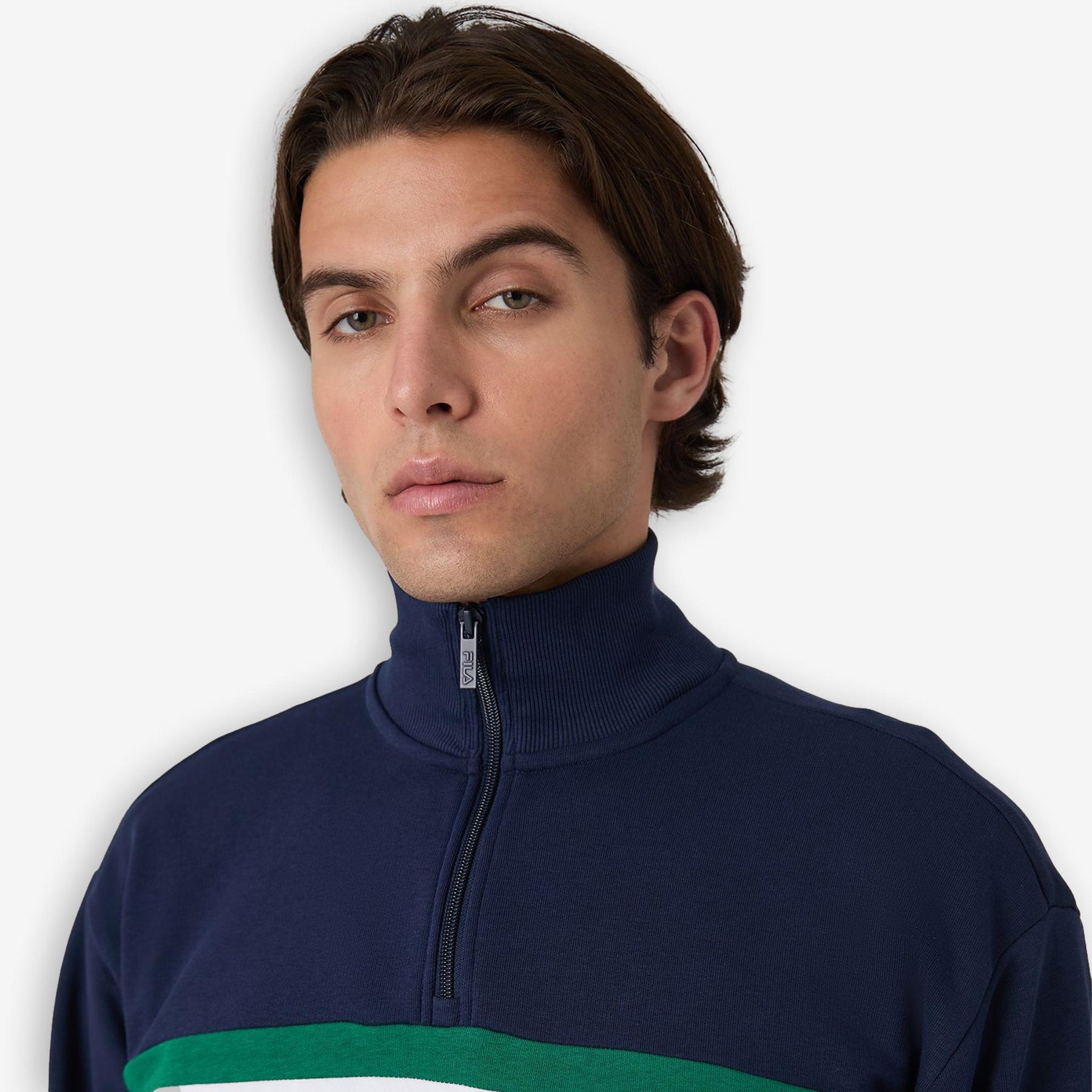 Parella Loose Half Zip Sweater Blue