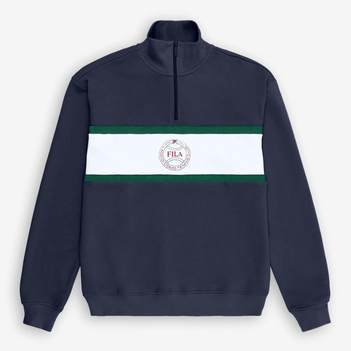 Parella Loose Half Zip Sweater Blue-Fila-Phrase