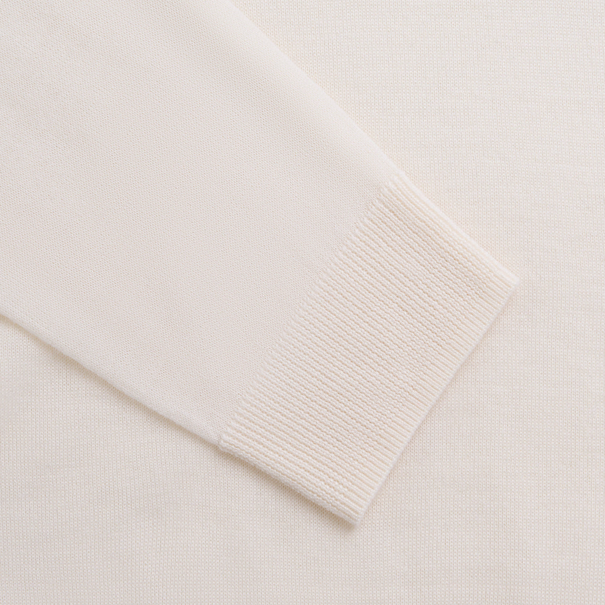 Picerno Polo Long Sleeve Ivory-Zavoli-Phrase