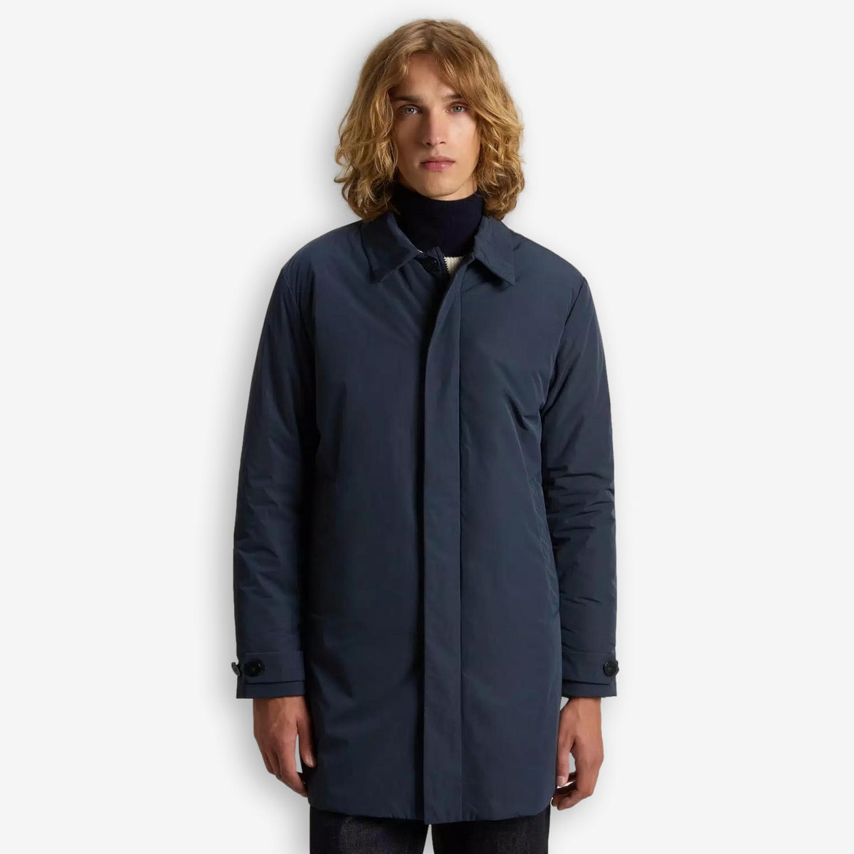 Peached Urban Touch Coat Blue-Woolrich-Phrase