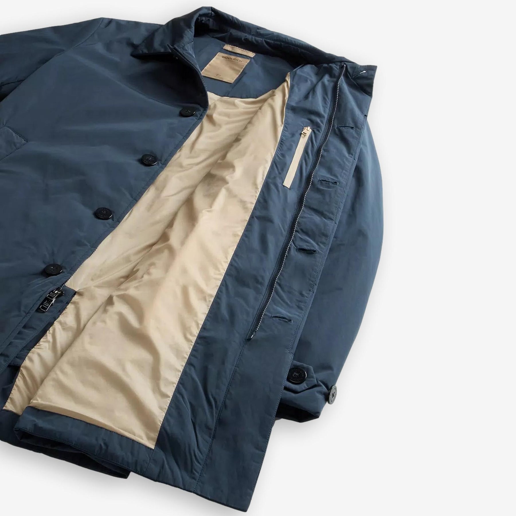 Peached Urban Touch Coat Blue-Woolrich-Phrase