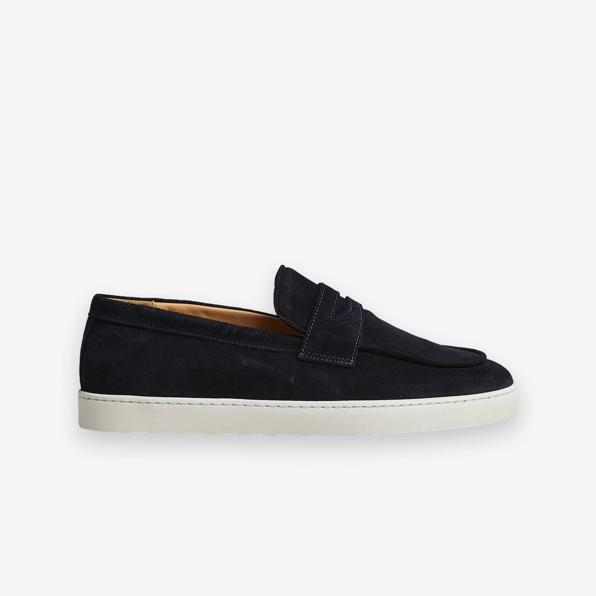 Penny Sneaker Suede Navy