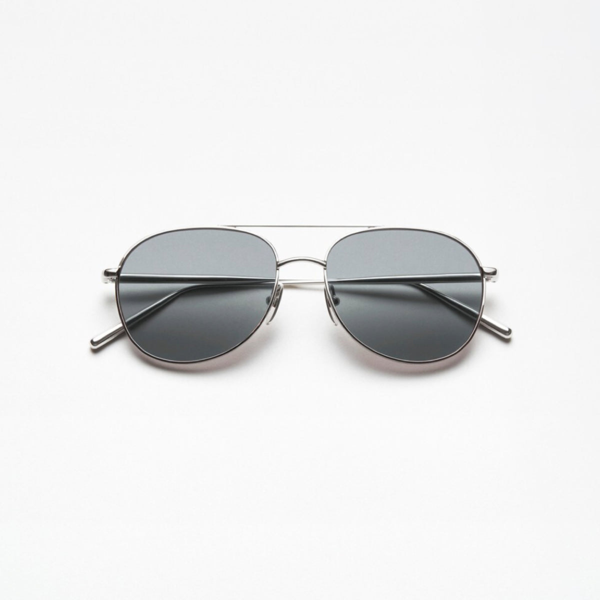 Pilot Sunglasses Silver Grey