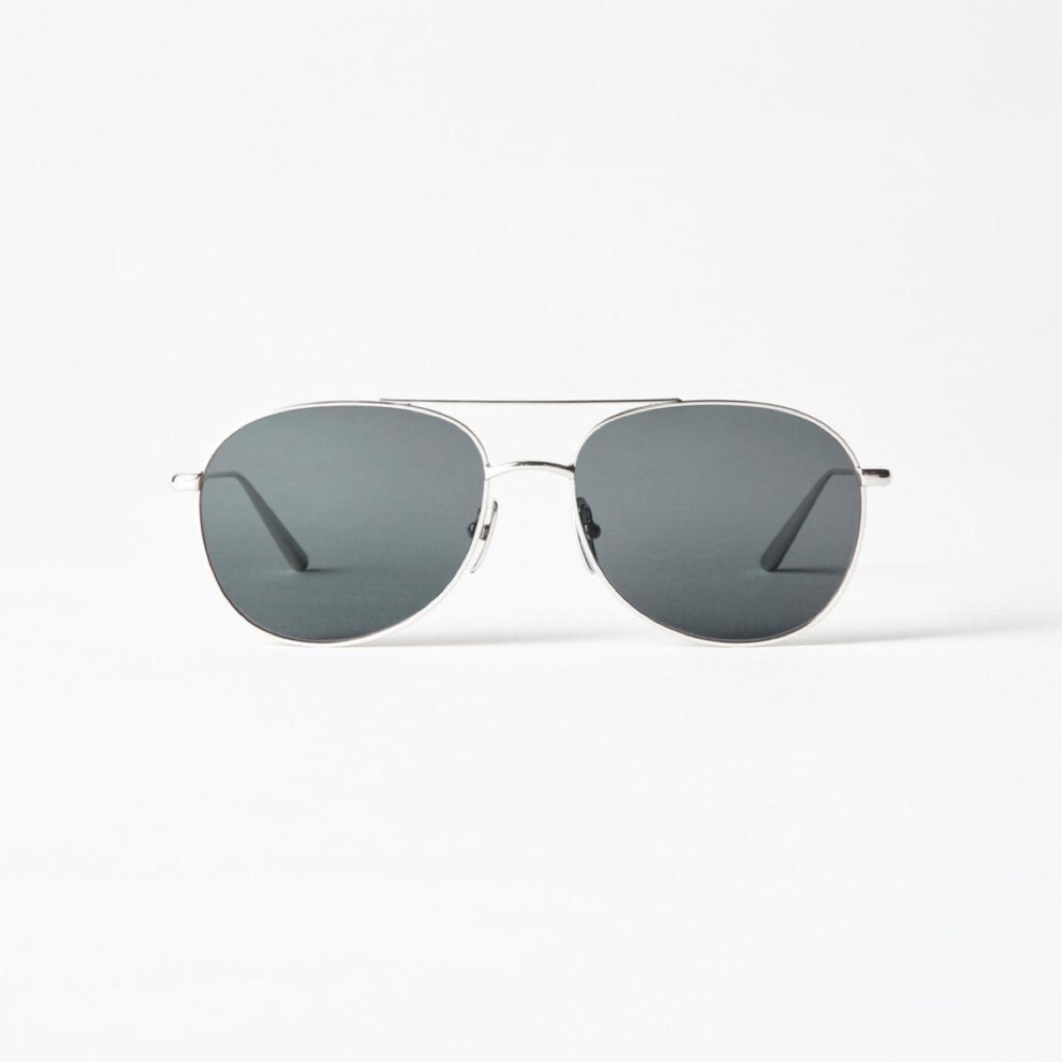 Pilot Sunglasses Silver Grey