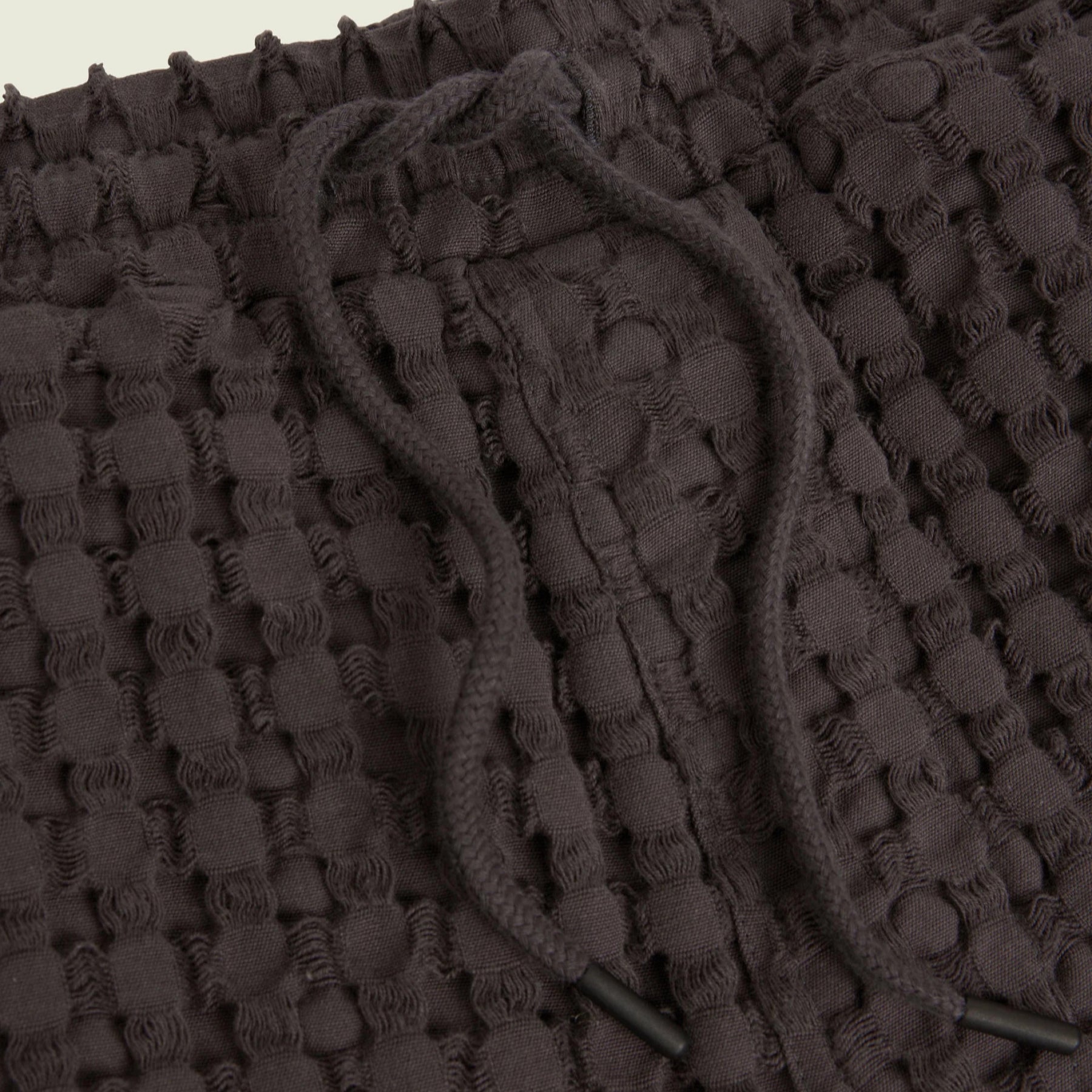 Porto Waffle Shorts Nearly Black