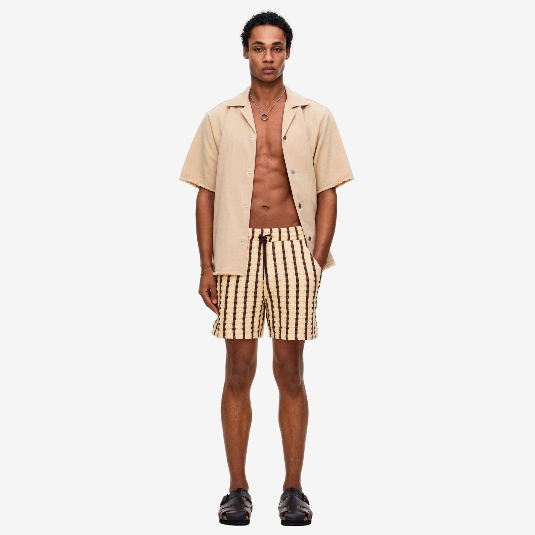 Porto Waffle Shorts Tartufo