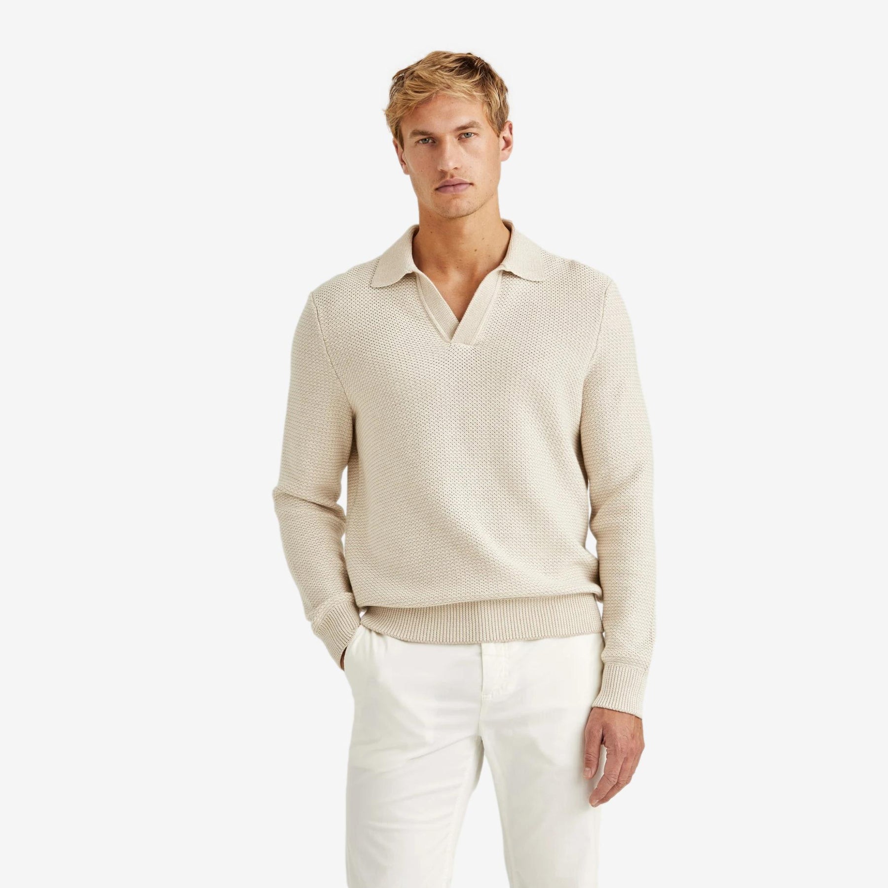 Reeford Resort Sweater Offwhite
