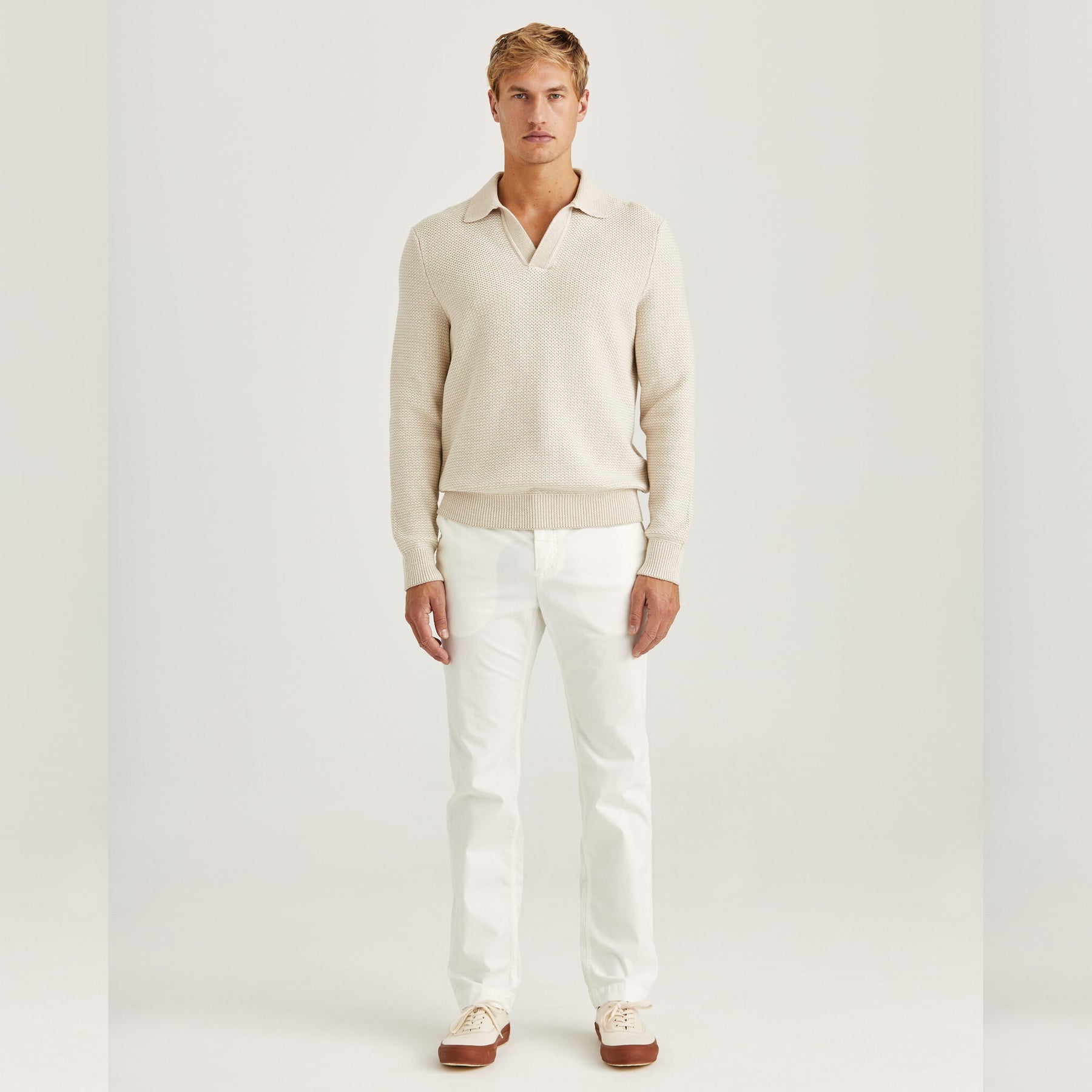 Reeford Resort Sweater Offwhite