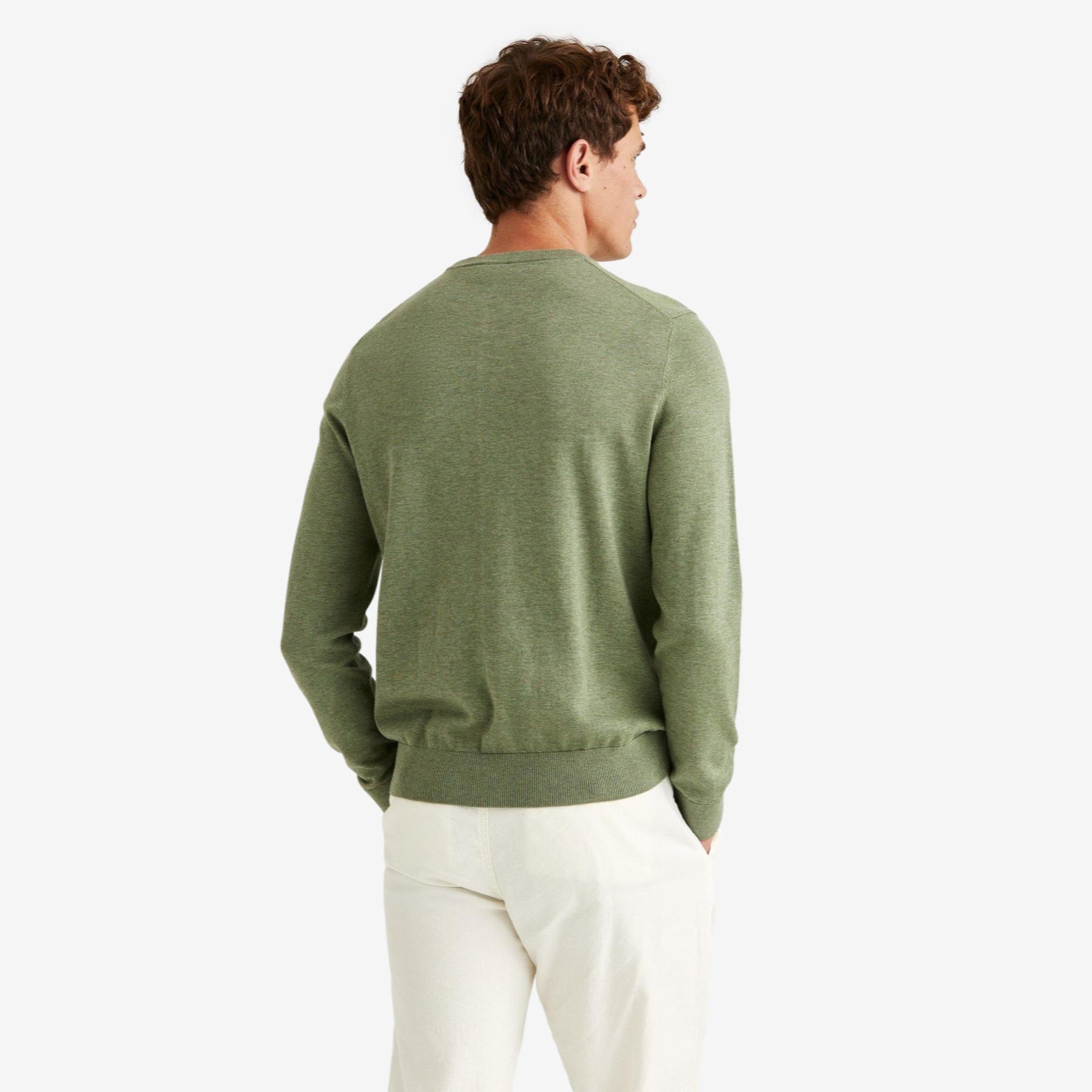 Riley Cotton O-Neck Olive