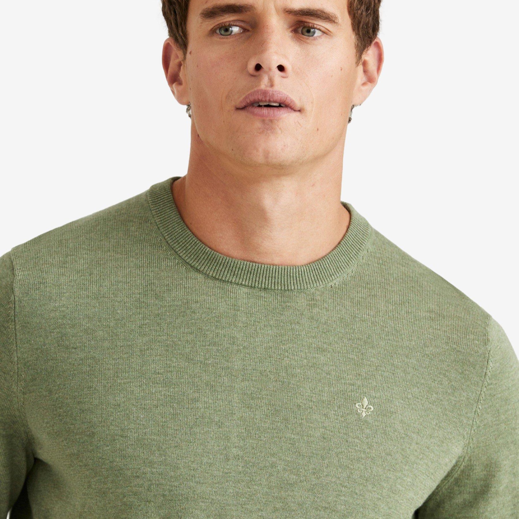 Riley Cotton O-Neck Olive