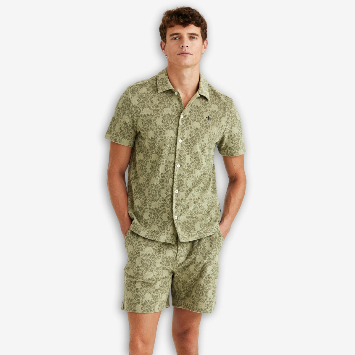 Shellby Terry Shirt Green-Morris Stockholm-Phrase