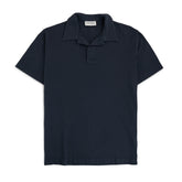 Short Sleeve Jersey Popover Marineblå-piké-The Gilli-Phrase