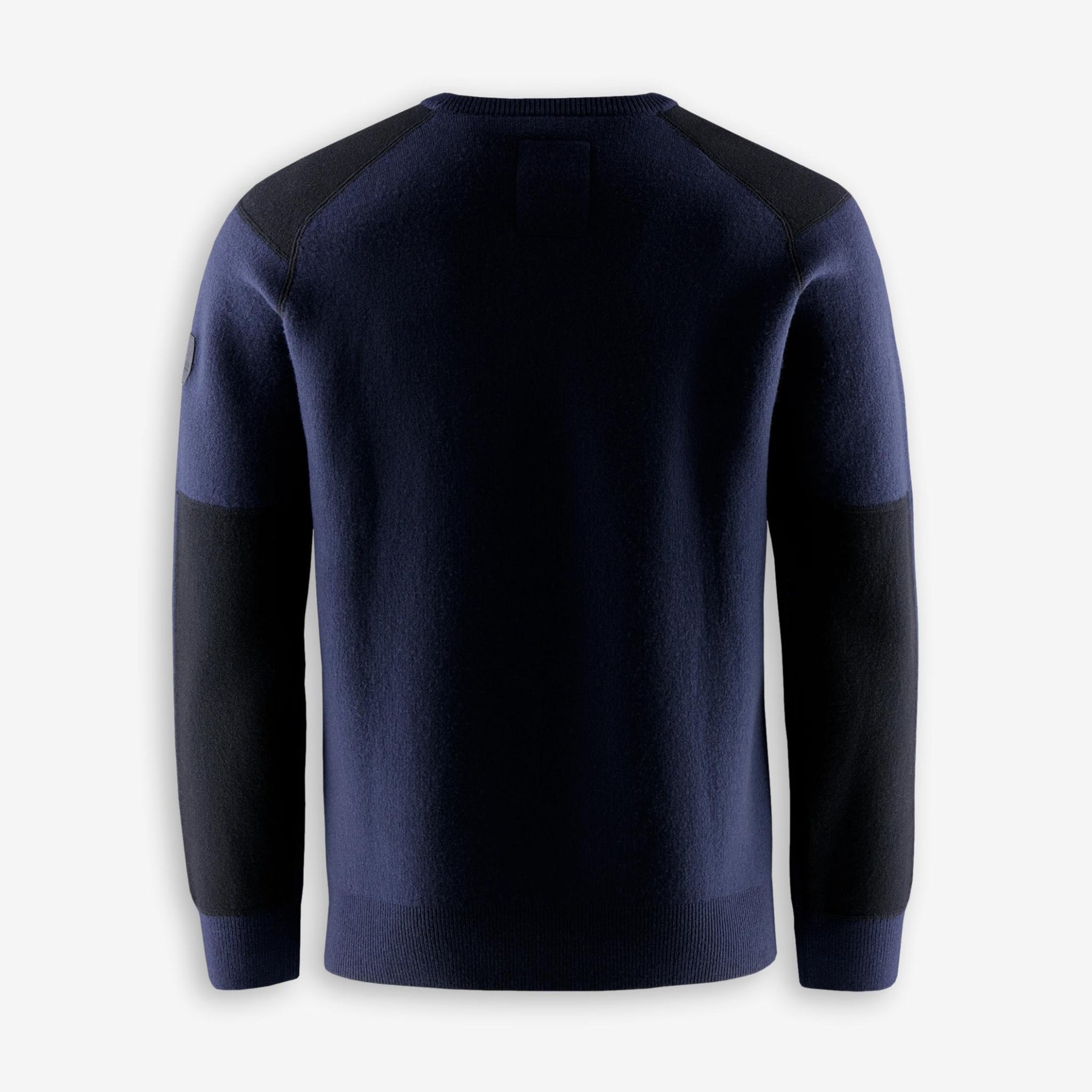 Spine Knitted Merino Crewneck Dark Navy