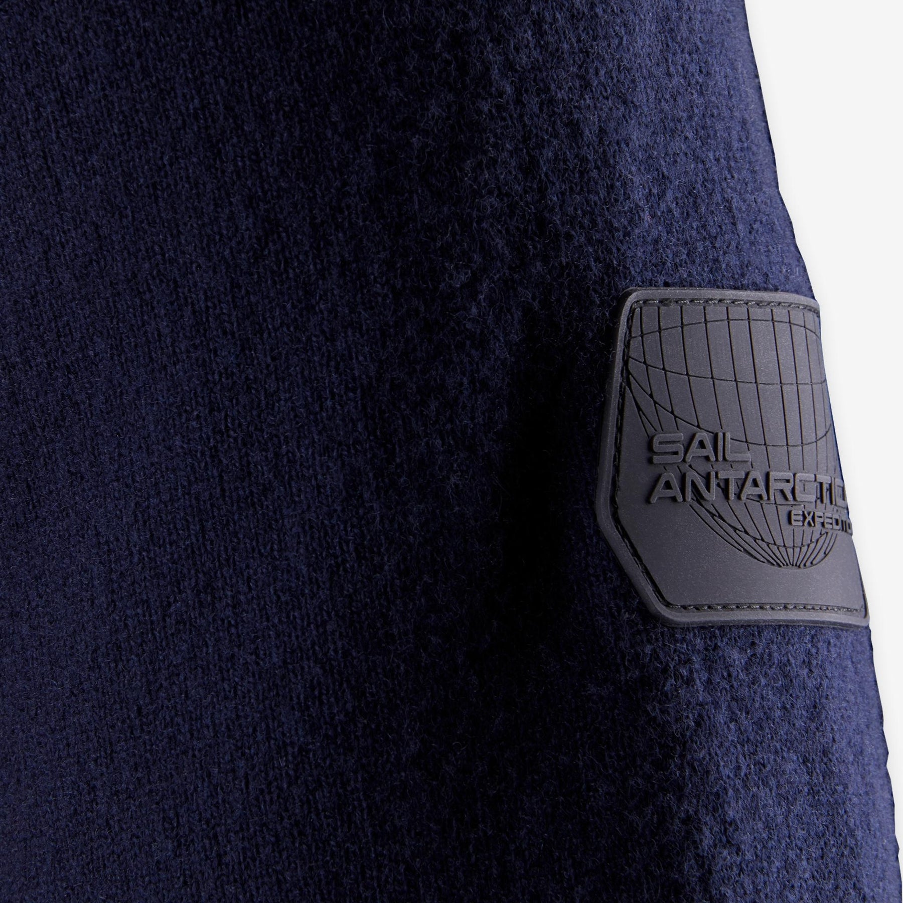 Spine Knitted Merino Crewneck Dark Navy