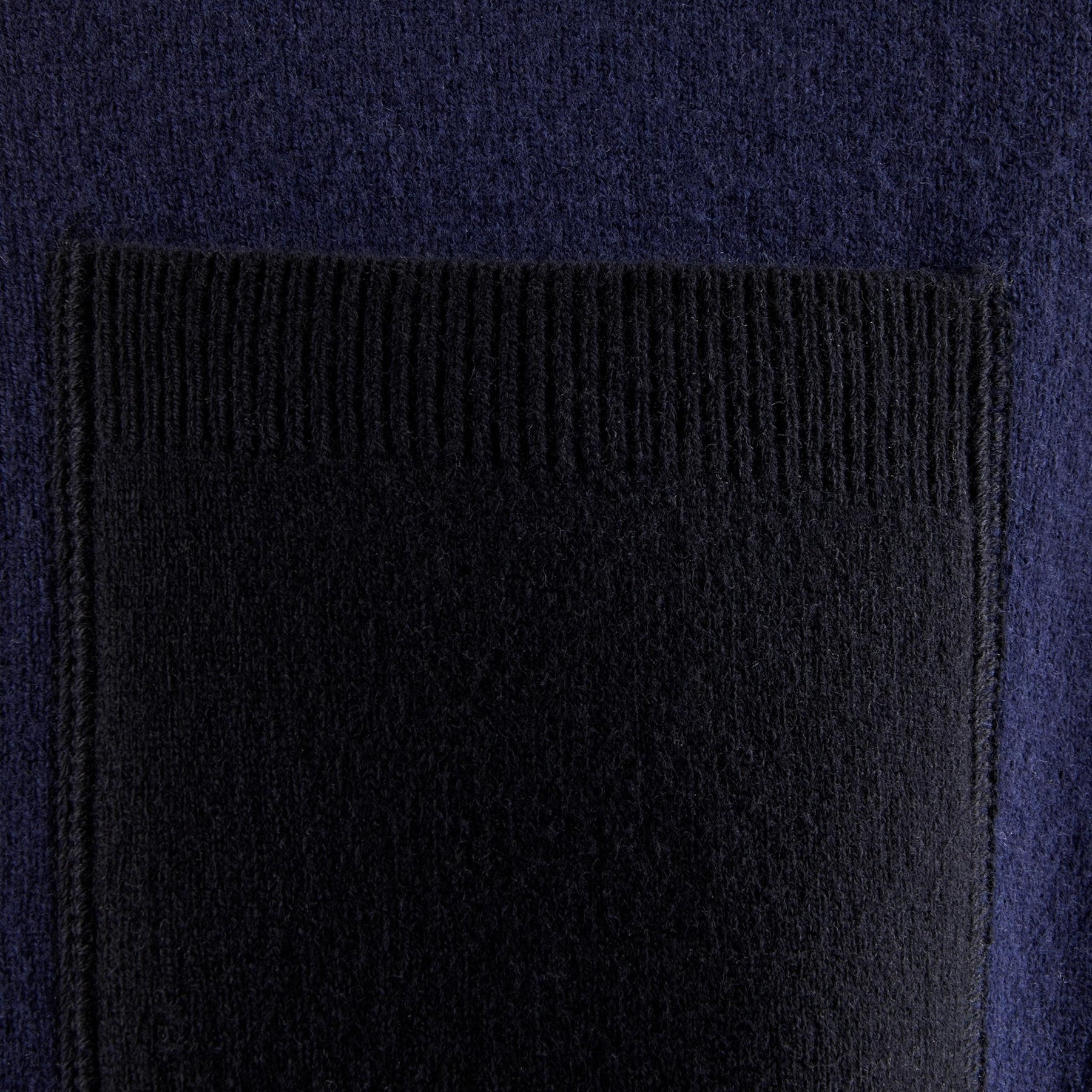Spine Knitted Merino Crewneck Dark Navy