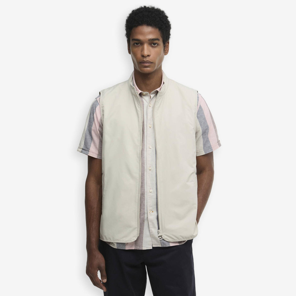 Stonedale Lightweight Vest Light Grey