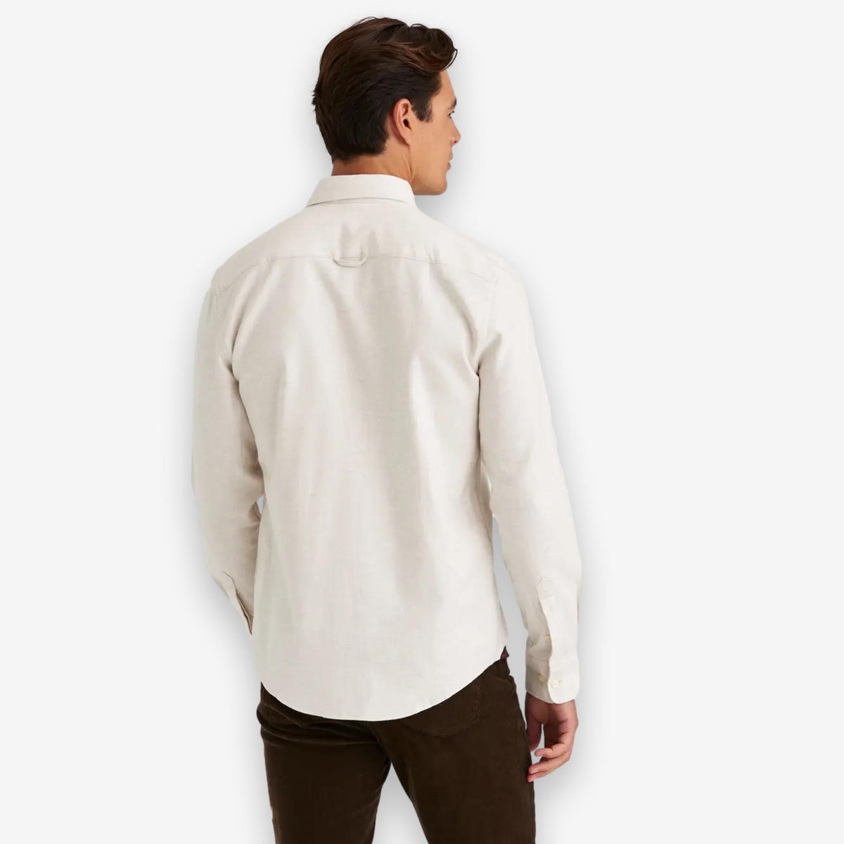 Twill Flannel Shirt Offwhite-Morris Stockholm-Phrase