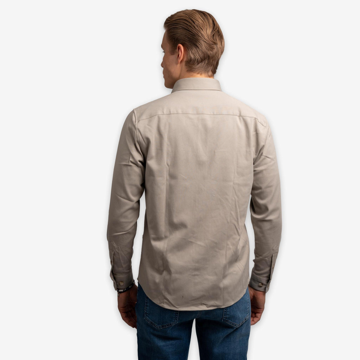 Twill Overshirt Sand