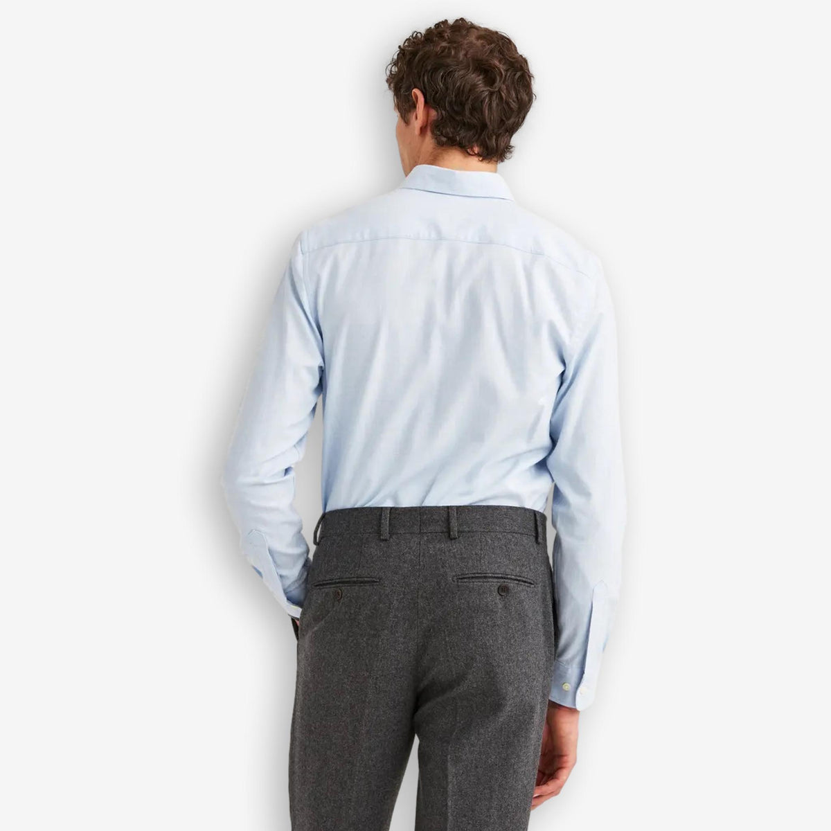 Watts Flannel Shirt Light Blue-Morris Stockholm-Phrase