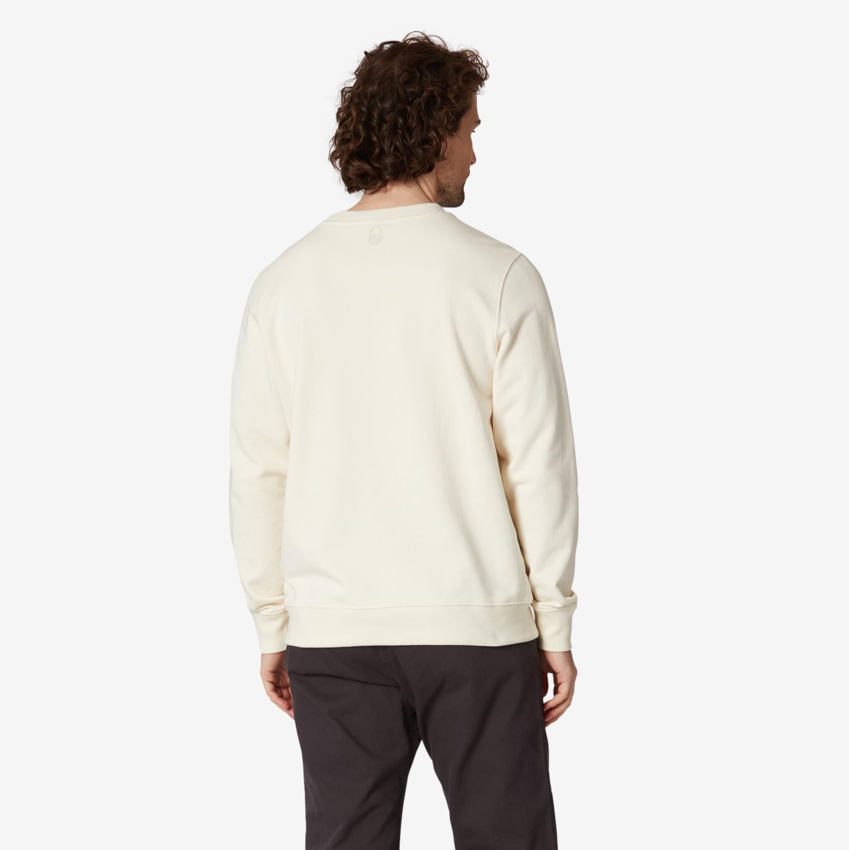 Wind Crewneck Sweater Offwhite